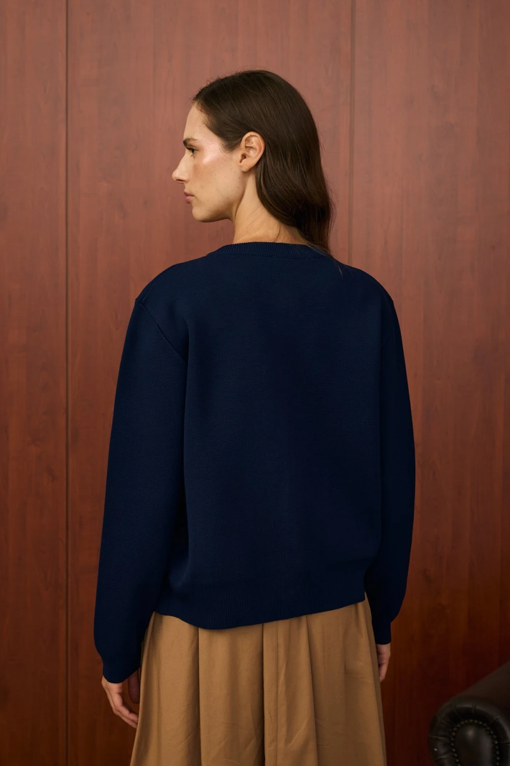 MERWİSH BOMBER MİNİ HIRKA - LACİVERT