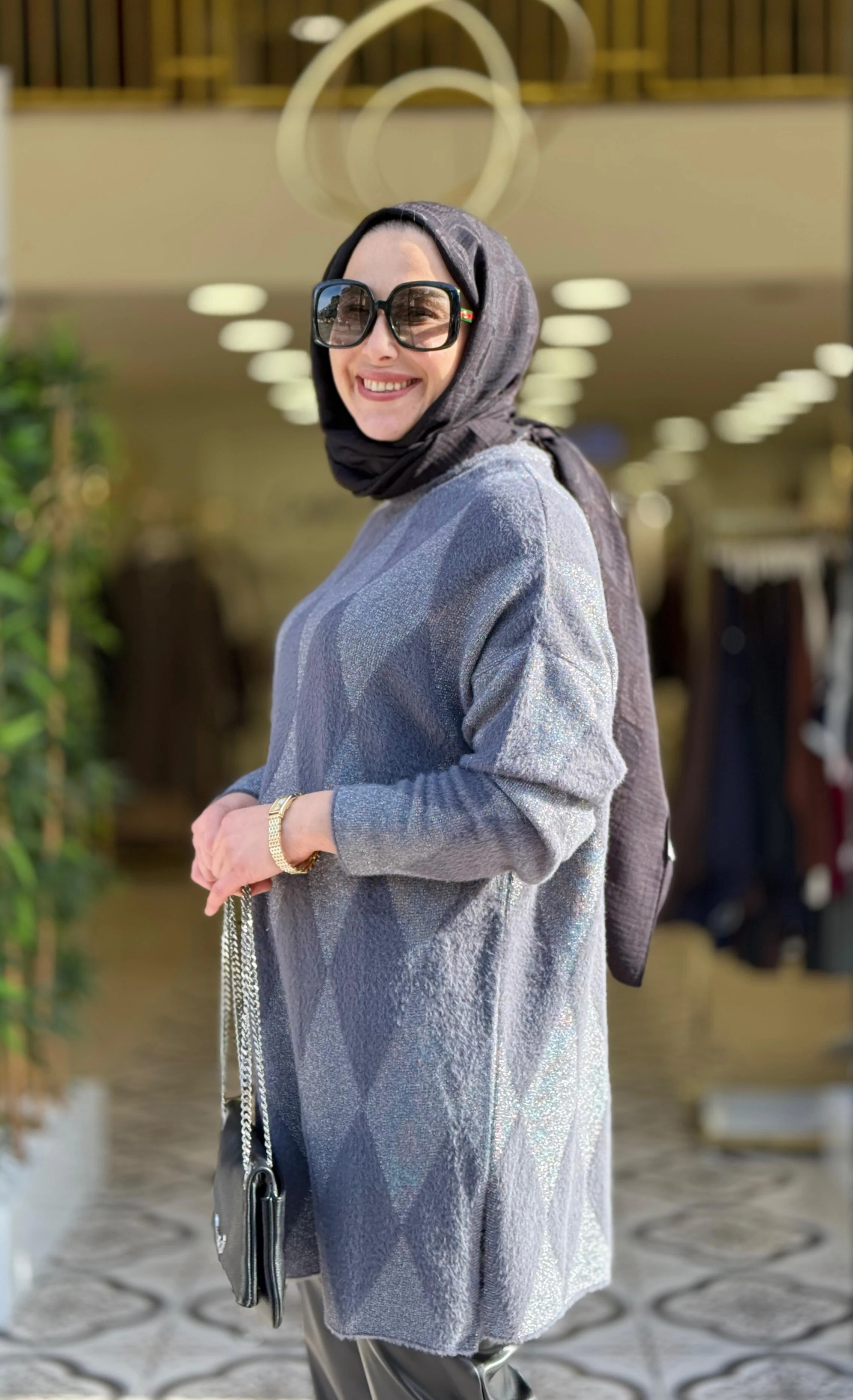 ASNA TRİKO TUNİK - FÜME