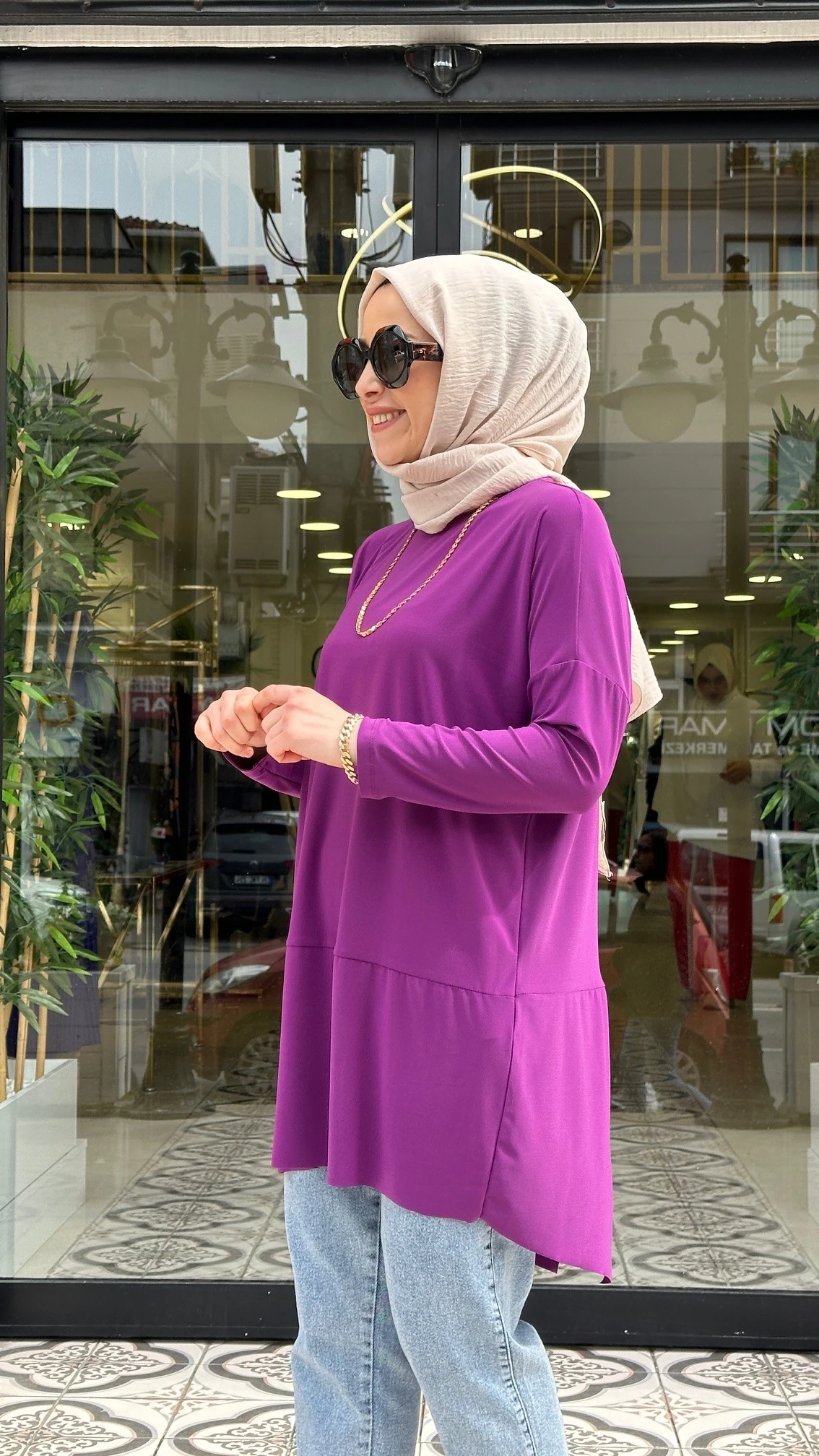 MAKAS  SANDY TUNİK - MOR