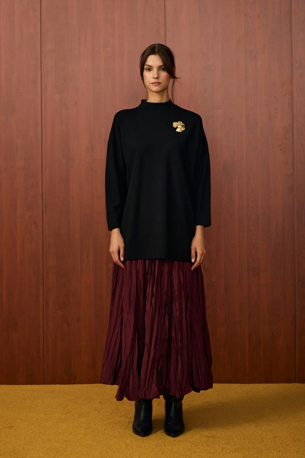 MERWİSH VEGA TUNİK - SİYAH