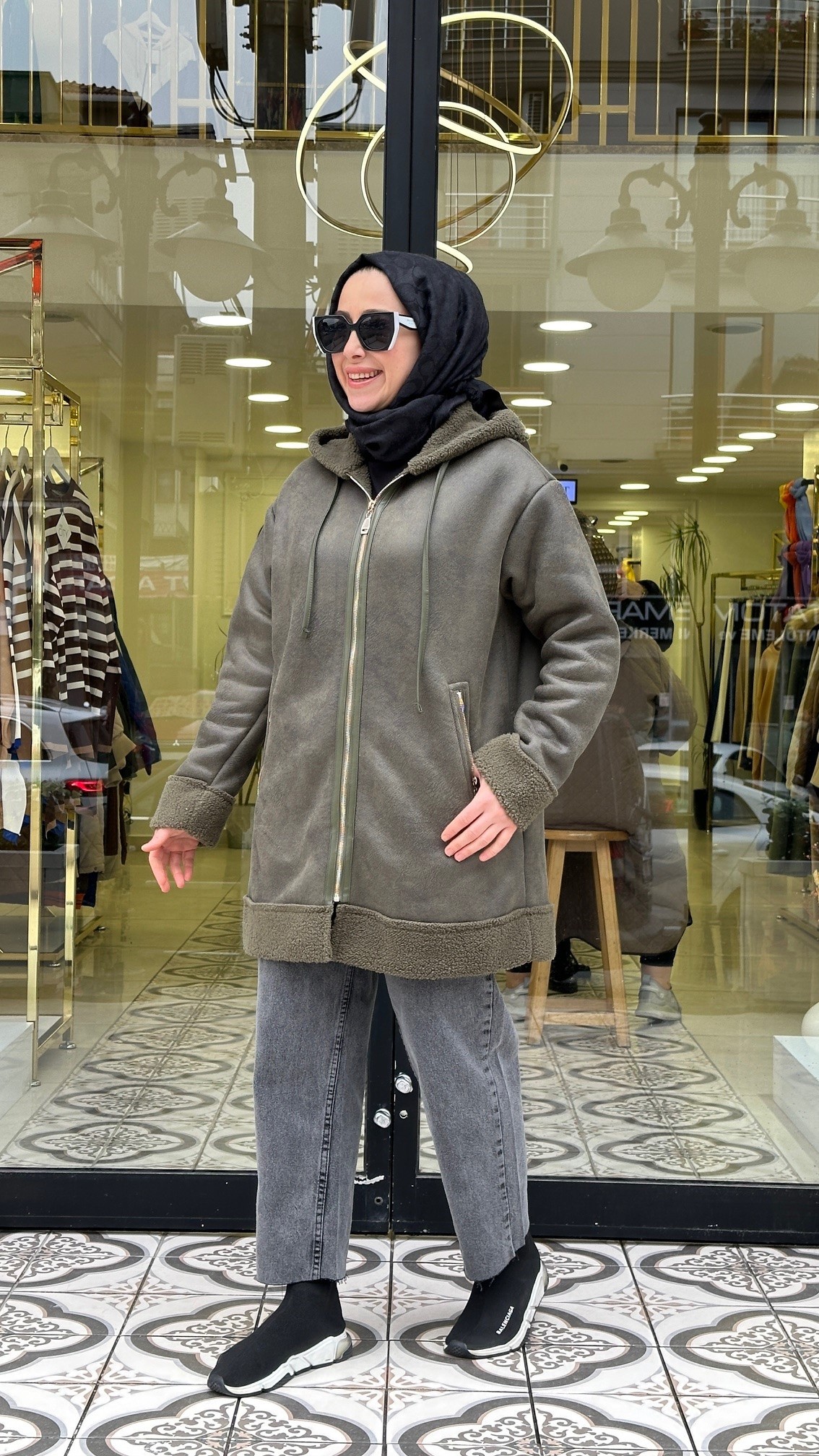 SAHRA SÜET PELUŞLU KAP