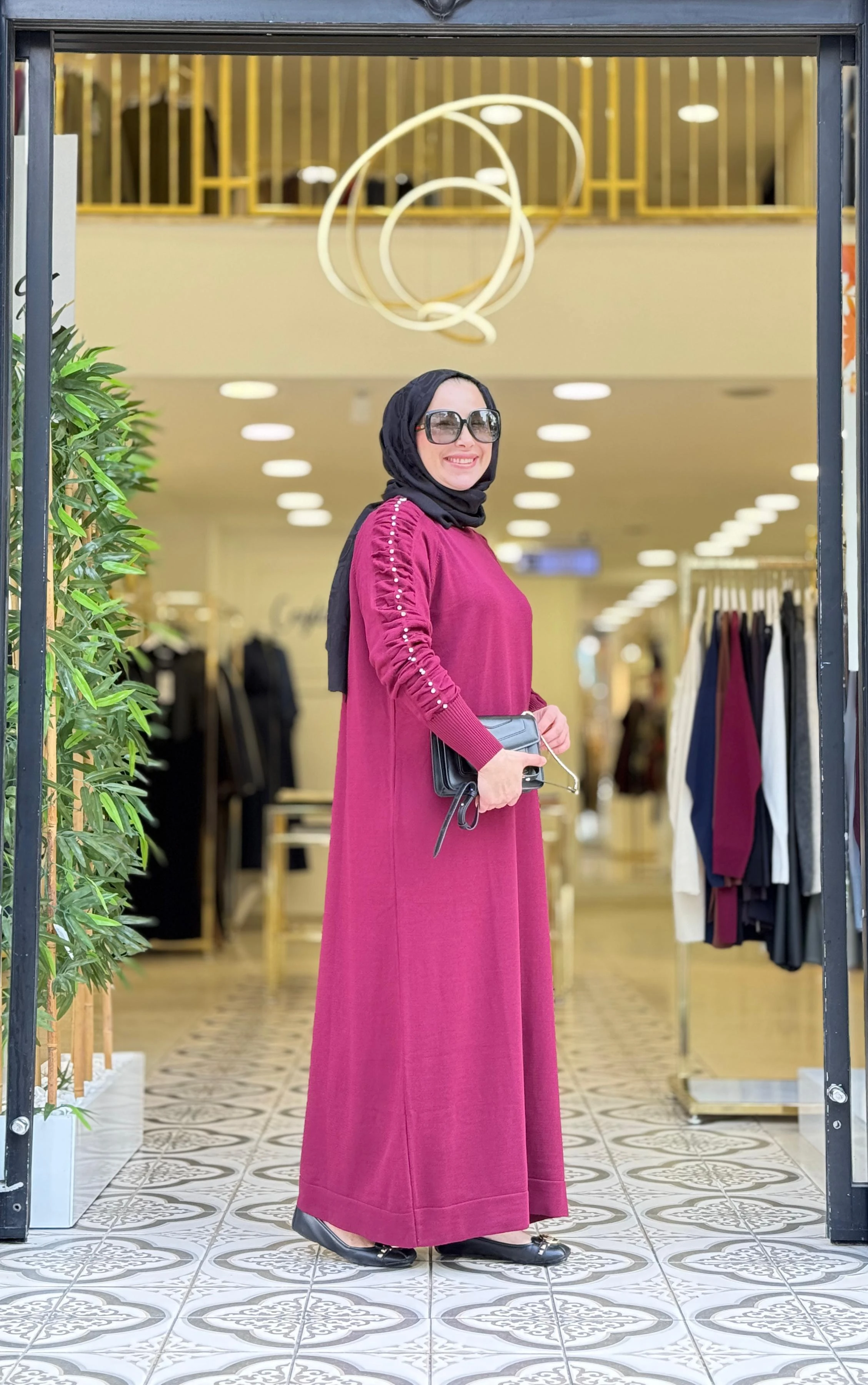 SENORA ELBİSE - BORDO