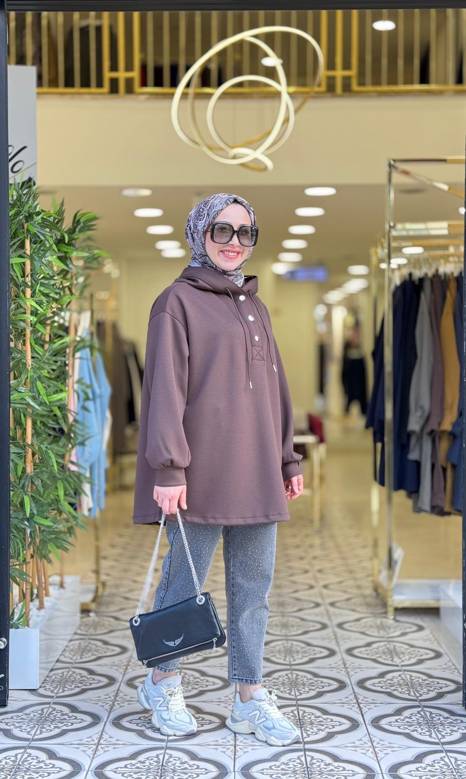 KARYOKA ÇITÇITLI KAP - KAHVE