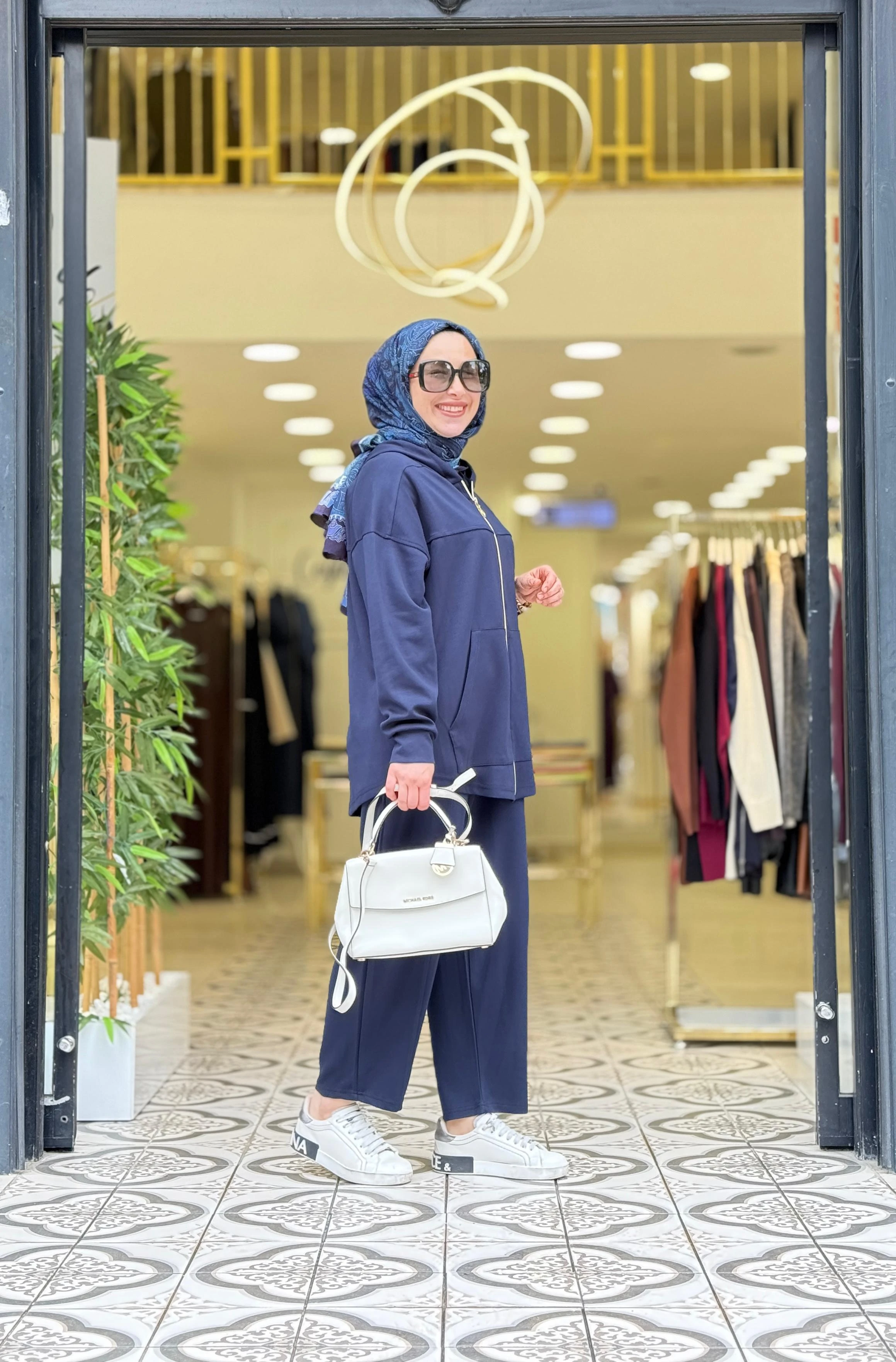 MOLLY PANTOLONLU TAKIM - LACİVERT