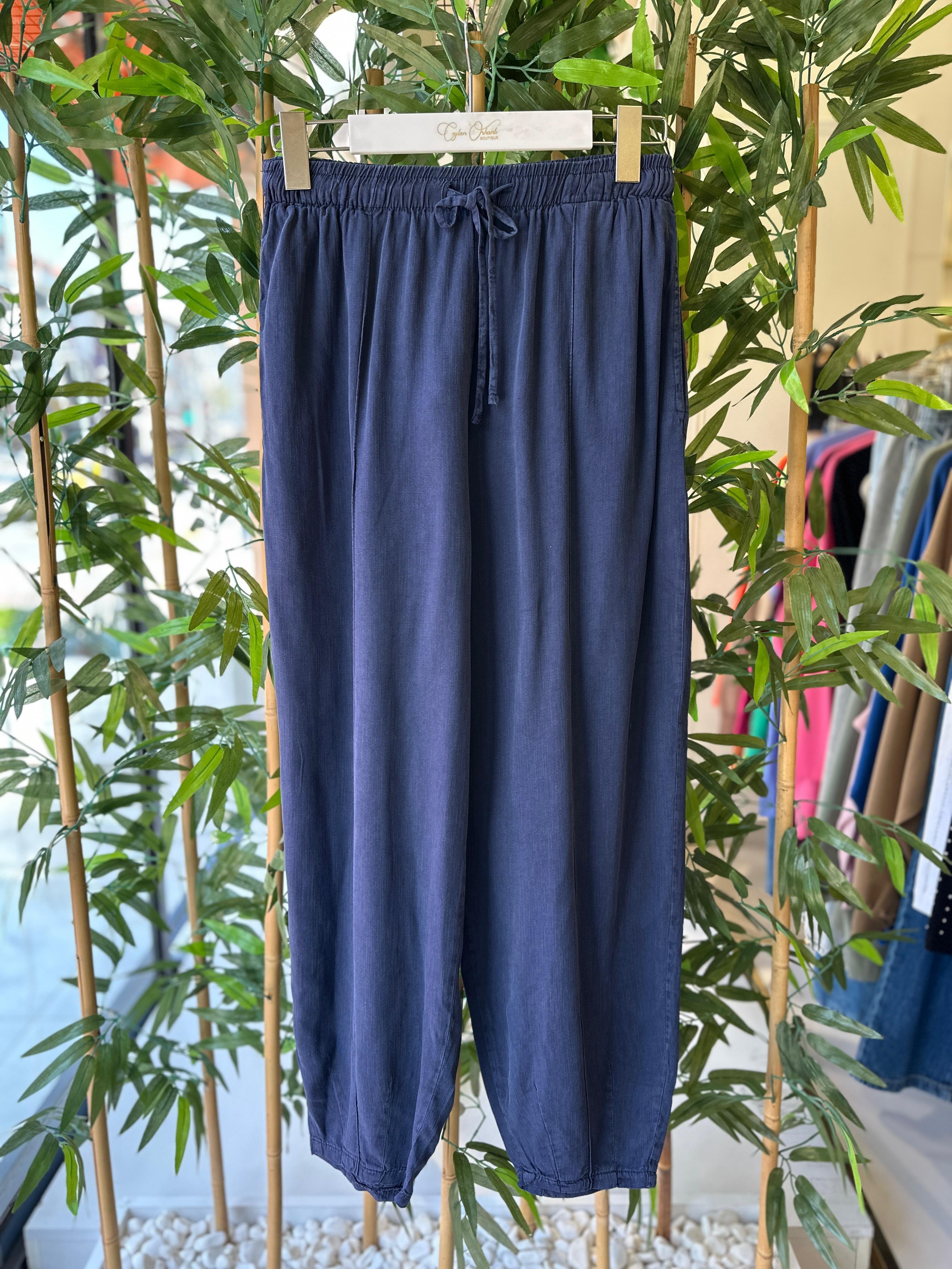 CEYLAN VİOLA TENSEL PANTOLON - LACİVERT