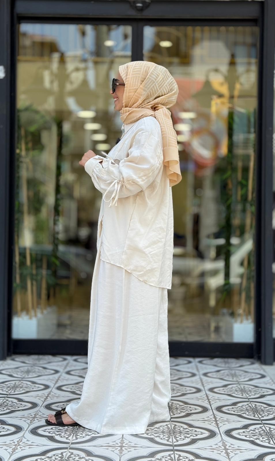 ROYAL PANTOLON TAKIM - EKRU