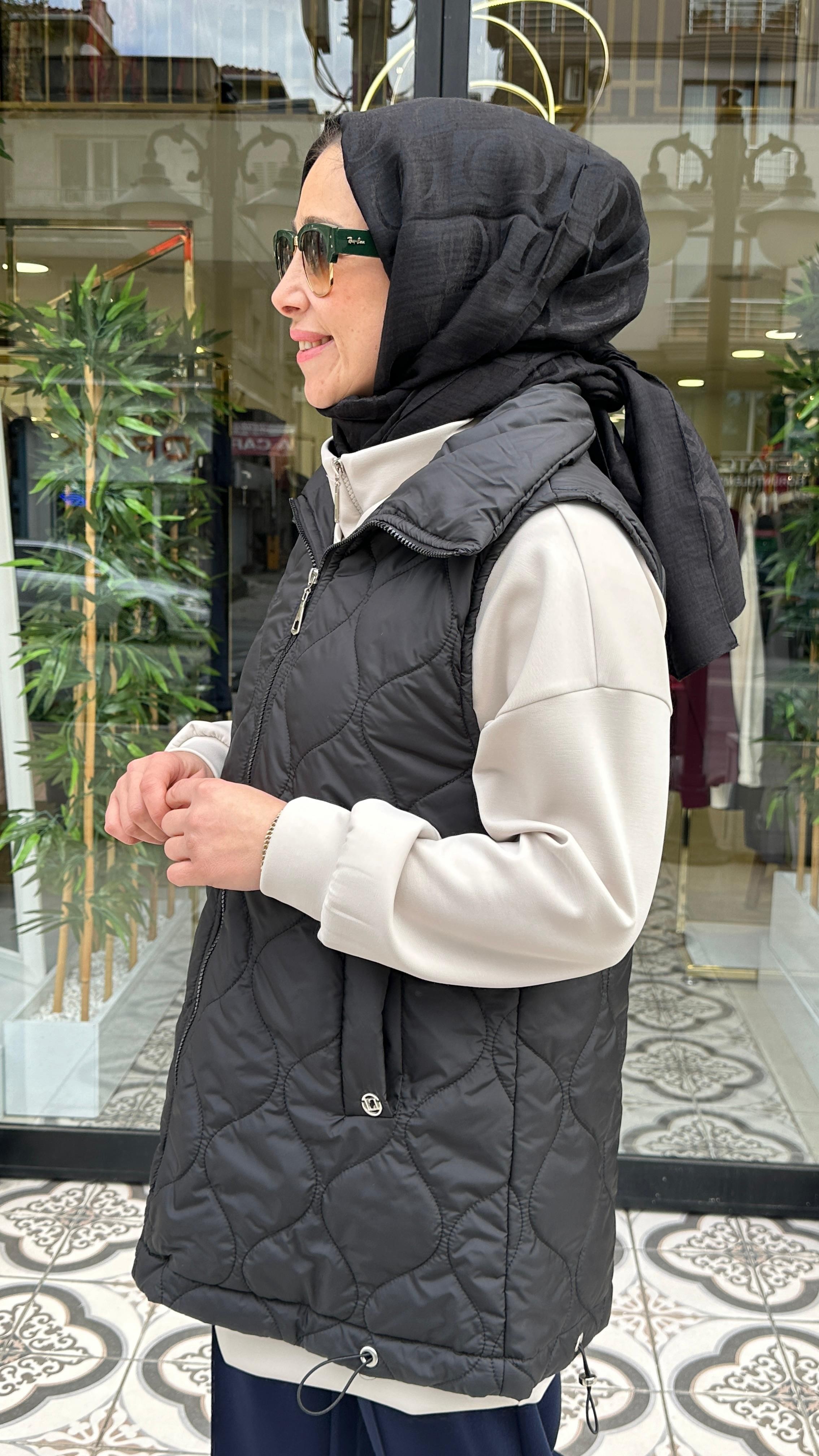 SOĞAN DESEN KAPİTONE YELEK