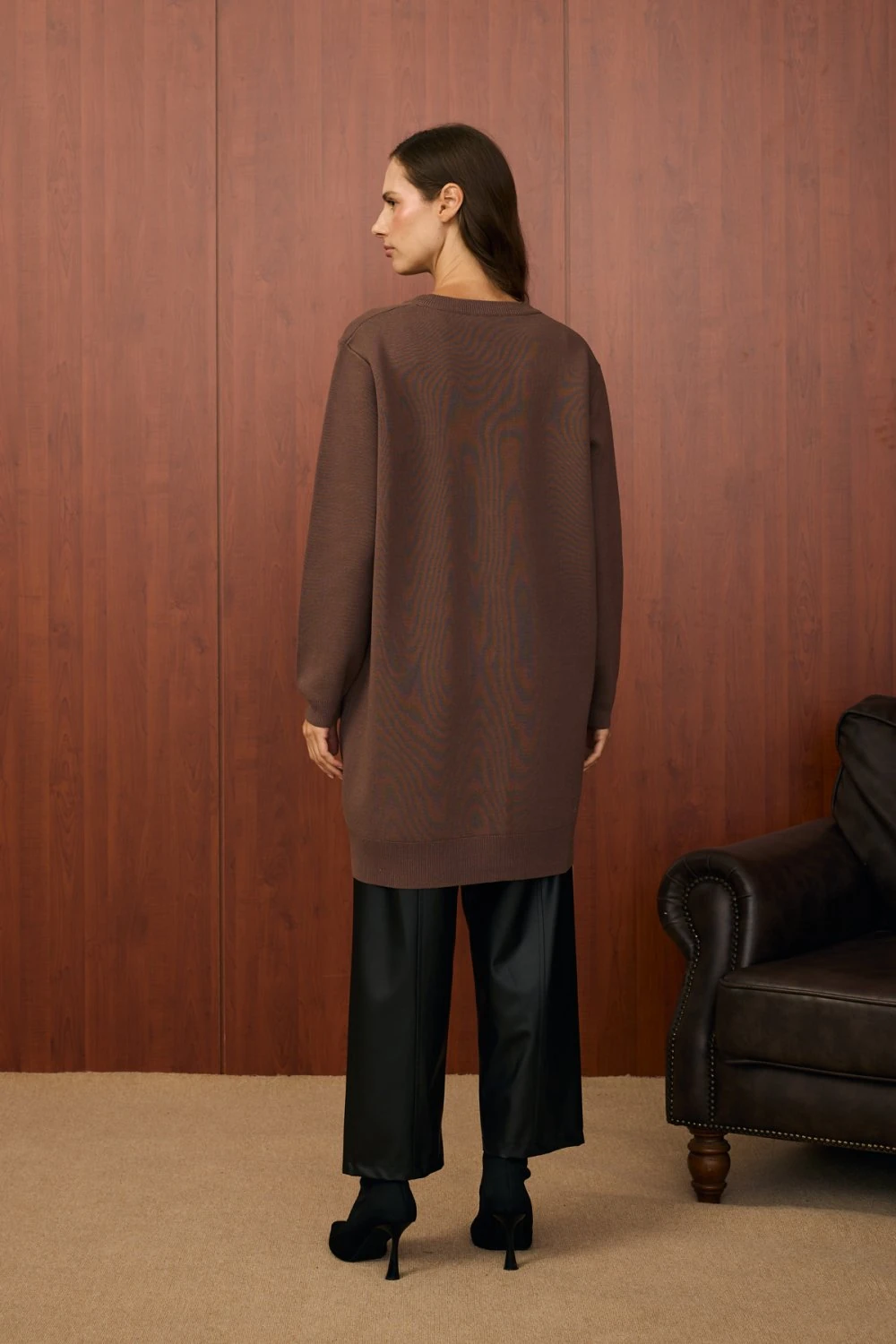 MERWİSH BOMBER HIRKA - KAHVE