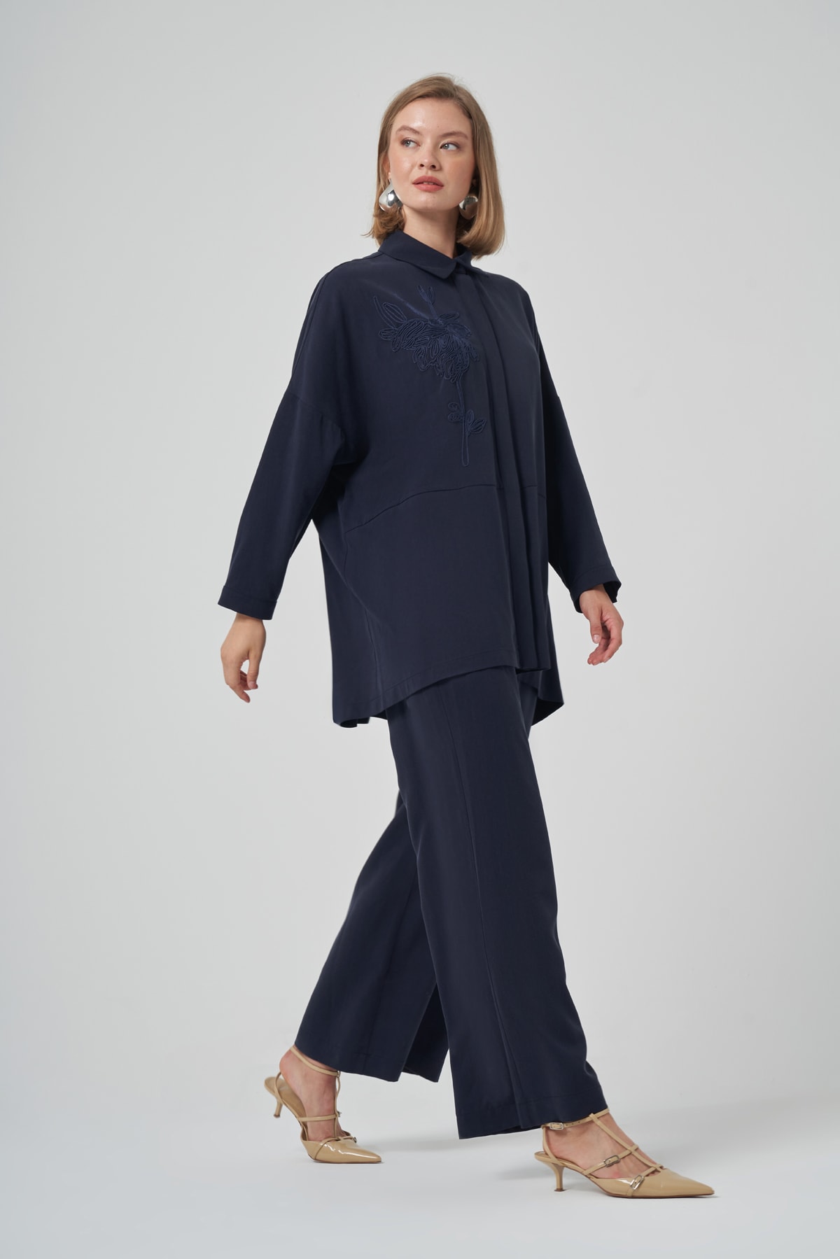 NUSS BELİNA PANTOLON TAKIM - LACİVERT