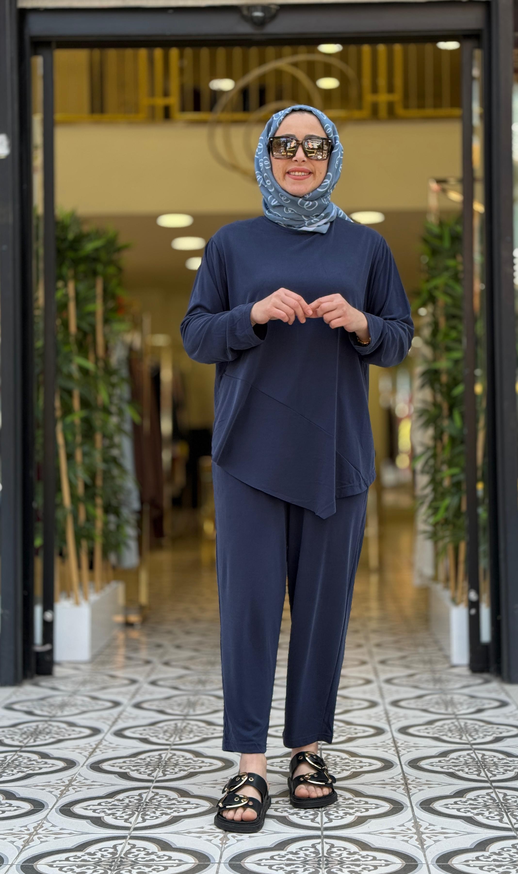 CEYLAN ORHANLI SAGİ TAKIM - LACİVERT