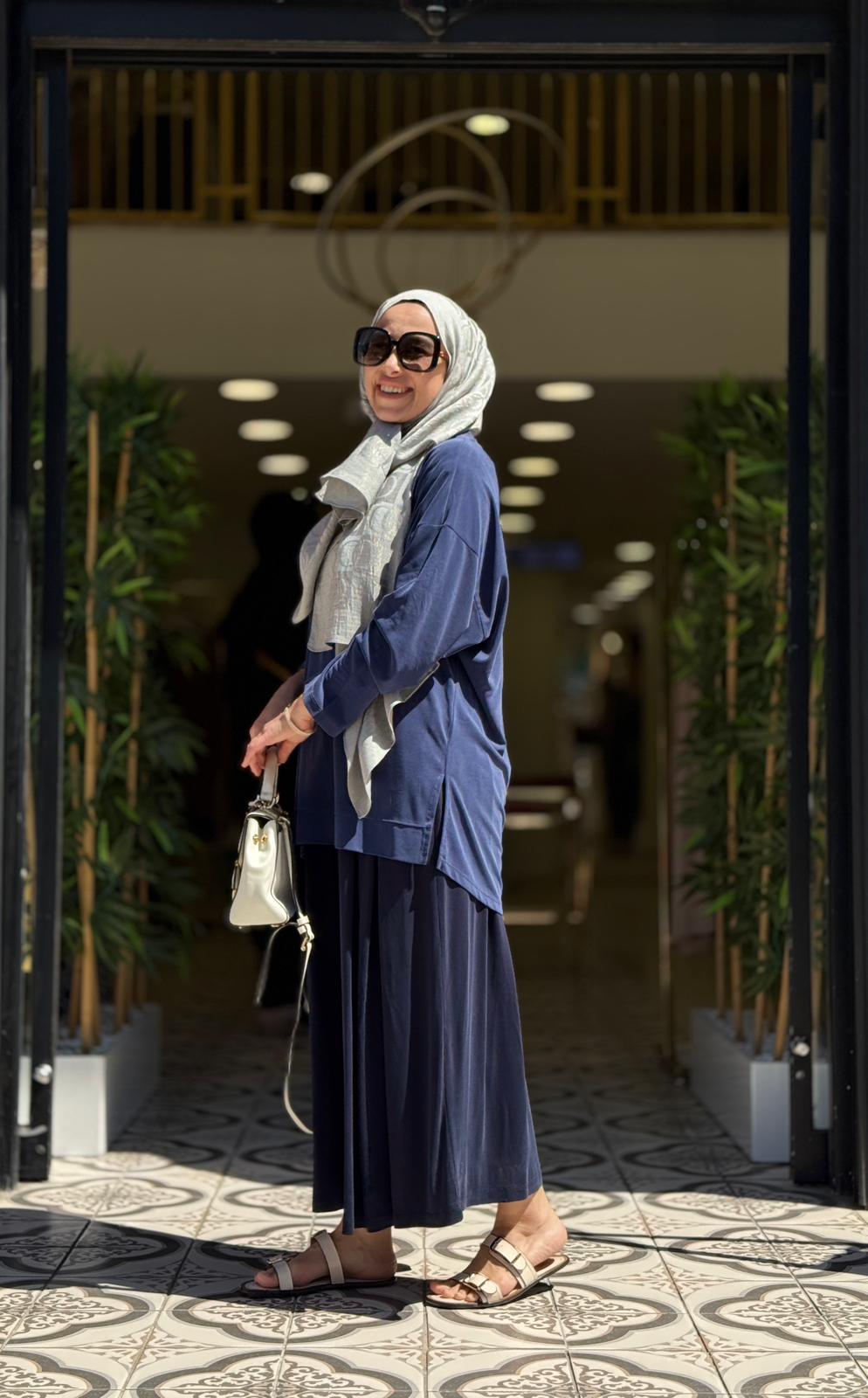 VİCTOR MODAL SWEAT - LACİVERT