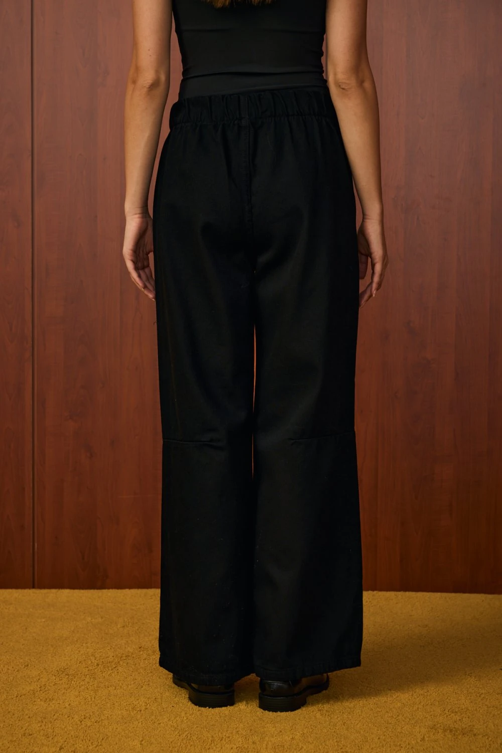 MERWİSH MARA PALAZZO DENİM - SİYAH