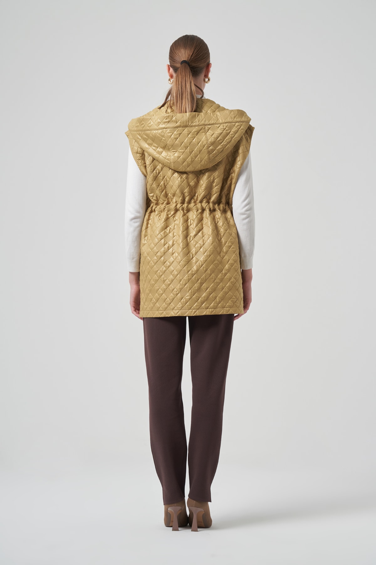 NUSS LONDON KAPİTONE YELEK - CAMEL