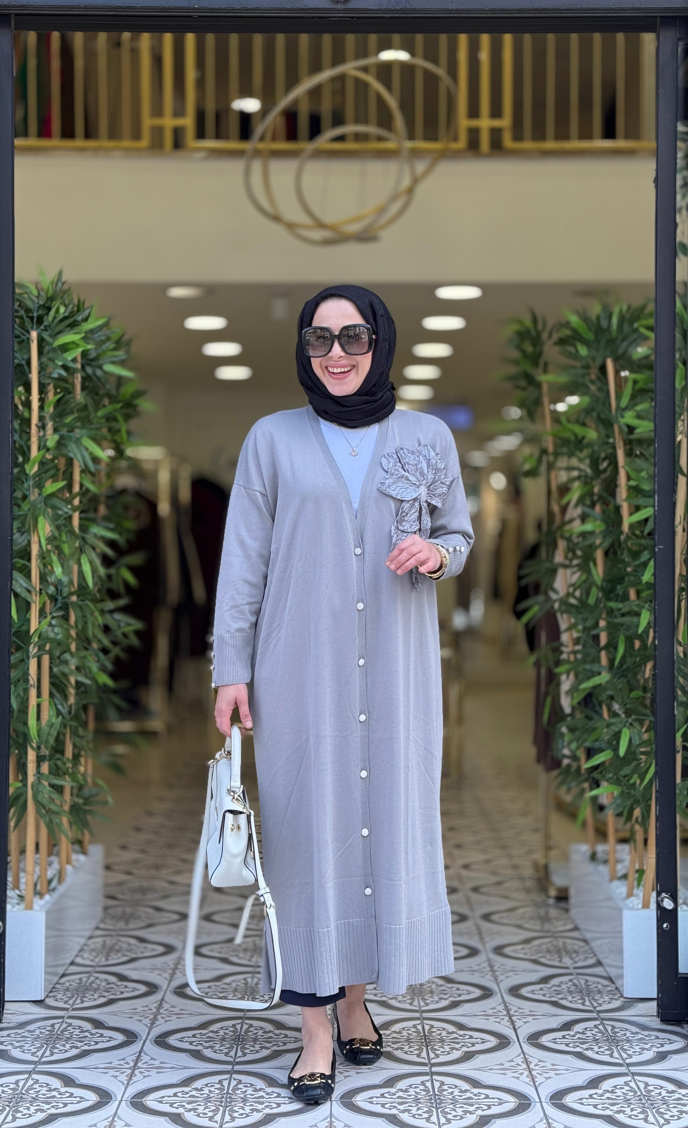 LİSA UZUN DESENLİ HIRKA