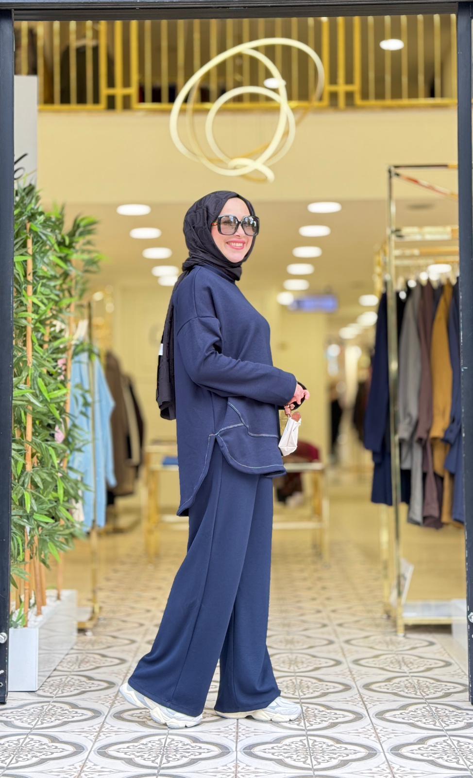 DORA PANTOLON TAKIM - LACİVERT