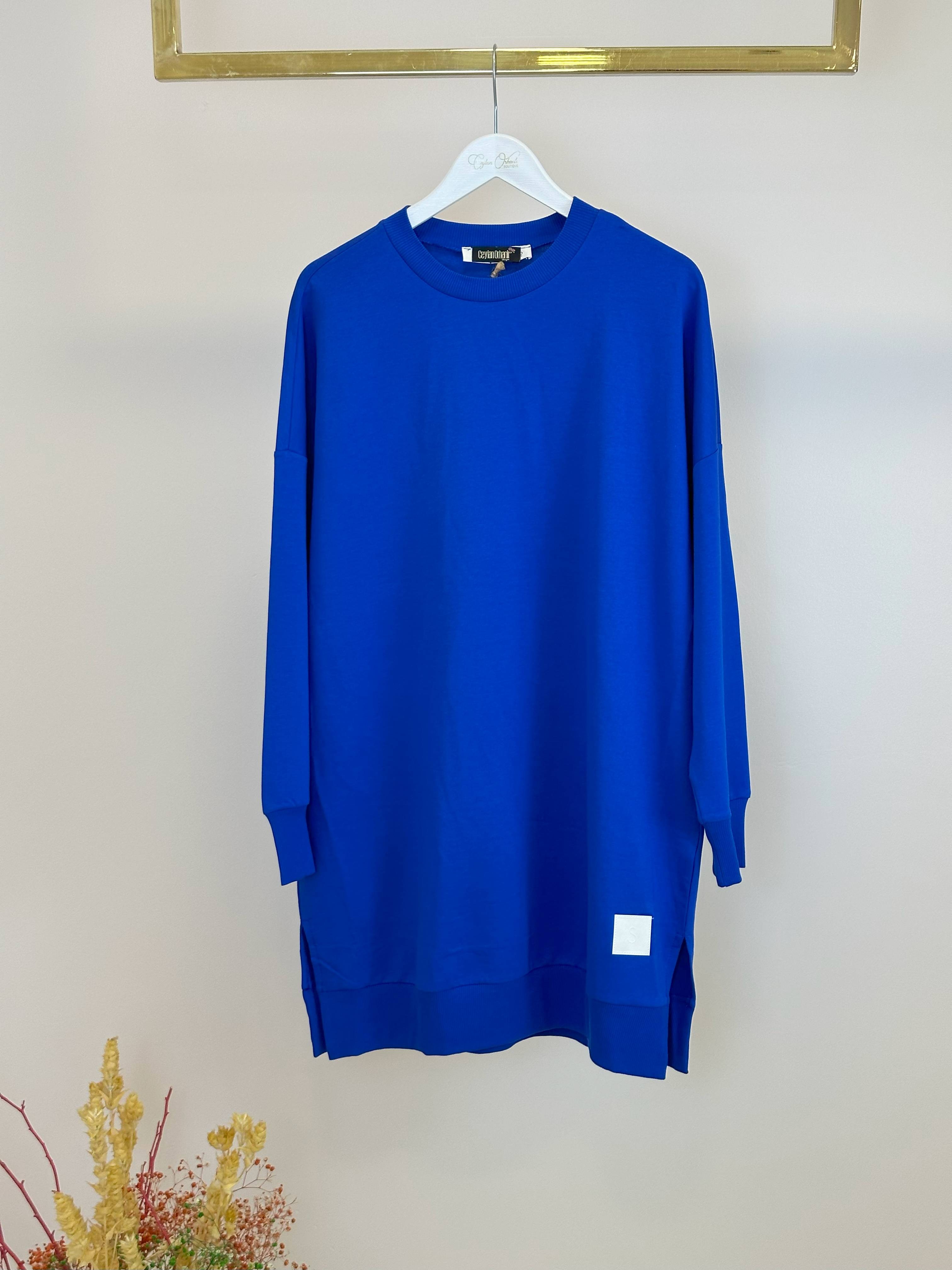 DÜZ KISA ETİKETLİ SWEAT