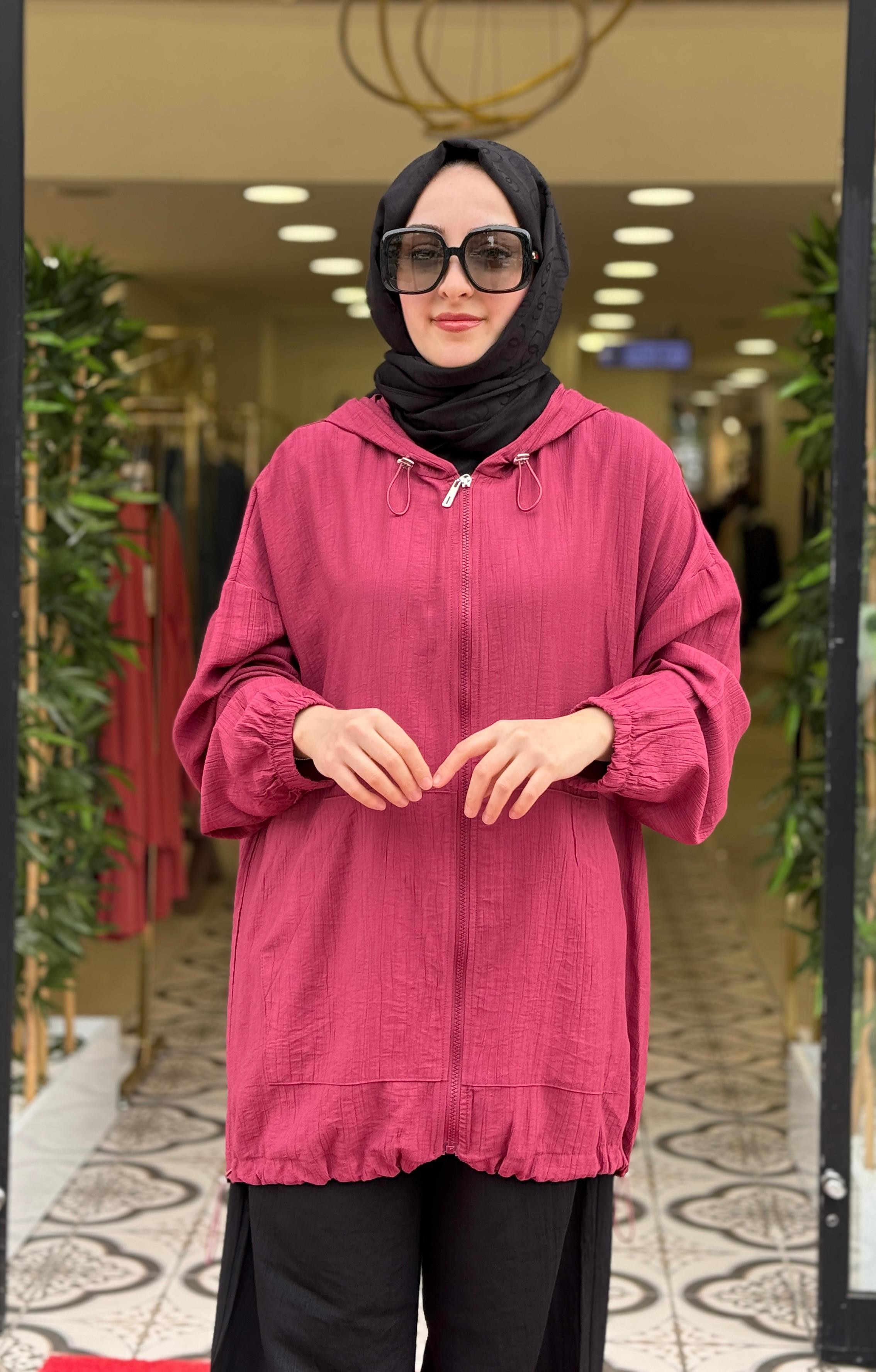 LİZBON BOMBER CEKET - BORDO