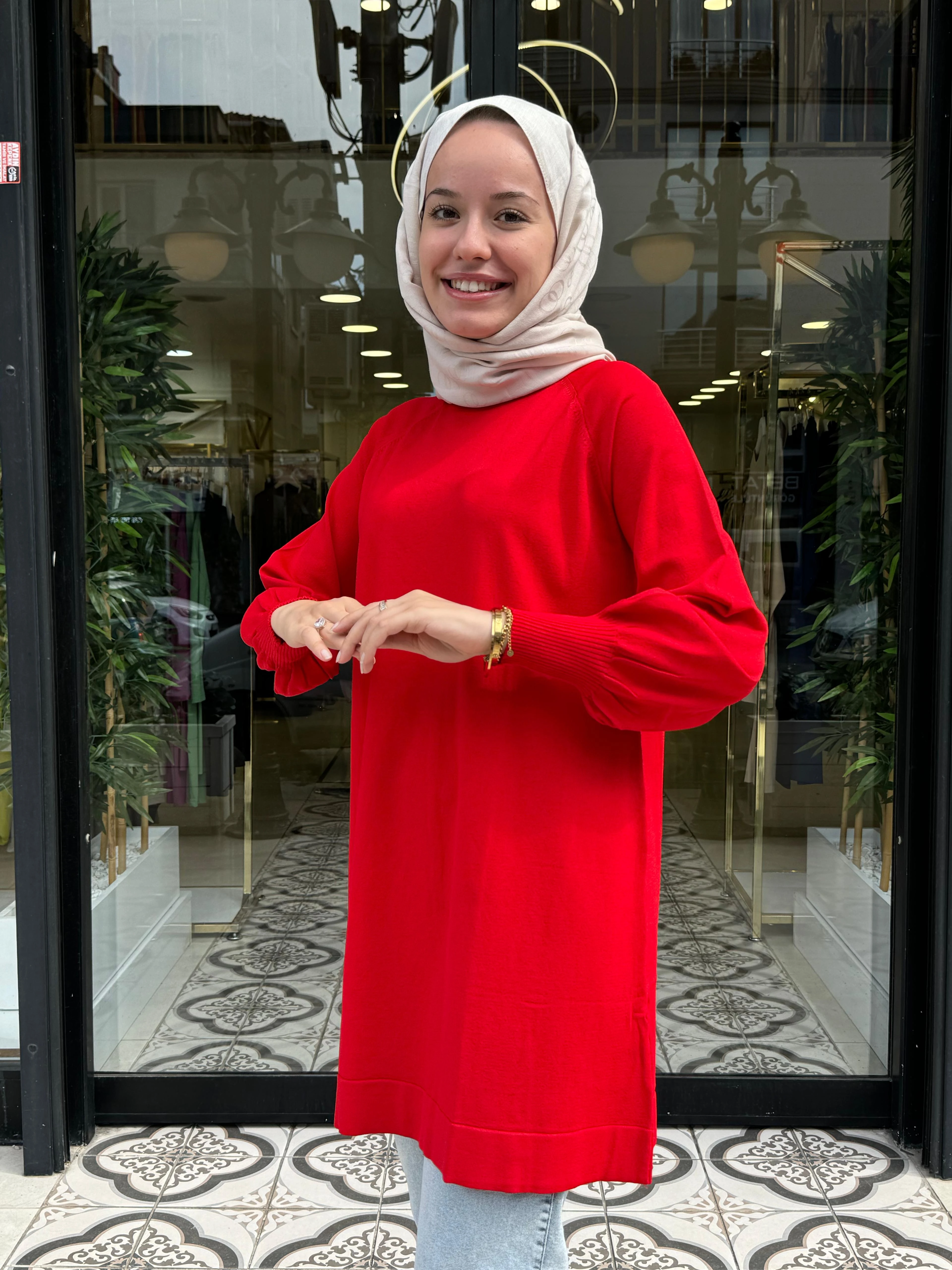 NUSS ÇEŞME MERSERİZE TUNİK