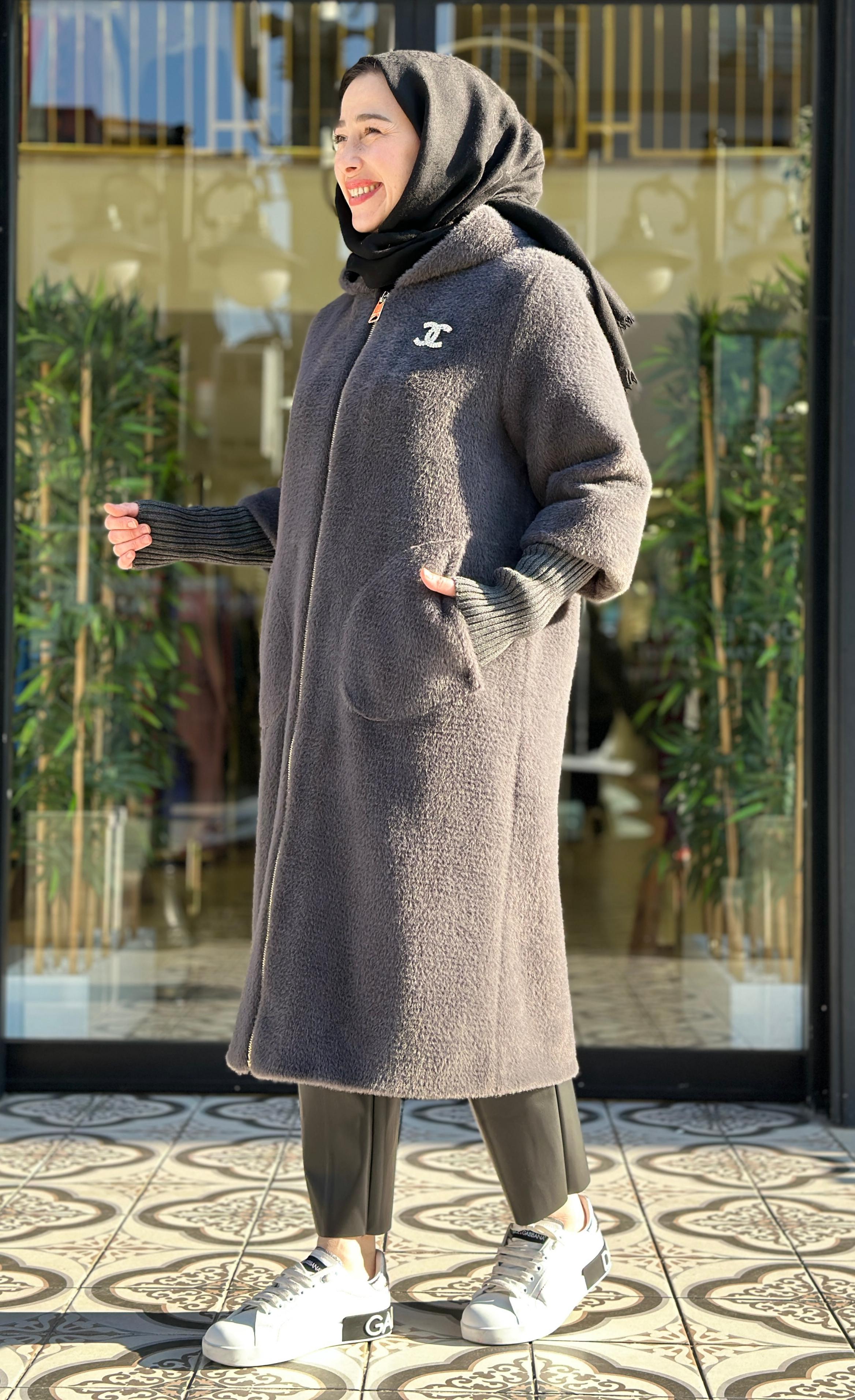 ETRE ANGORA KAP - GRİ