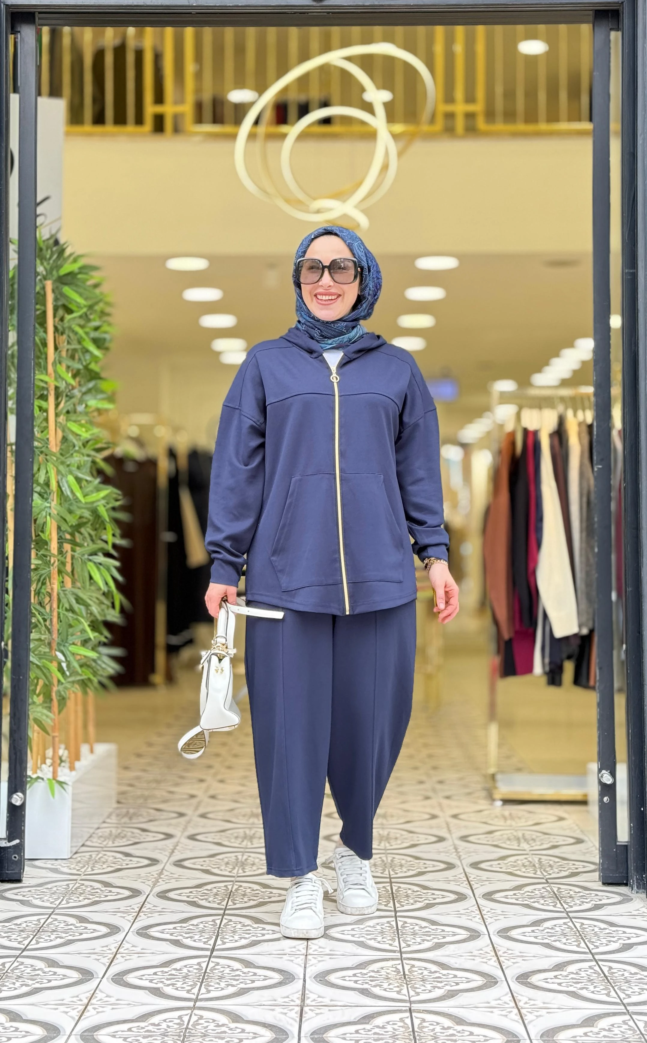 MOLLY PANTOLONLU TAKIM - LACİVERT