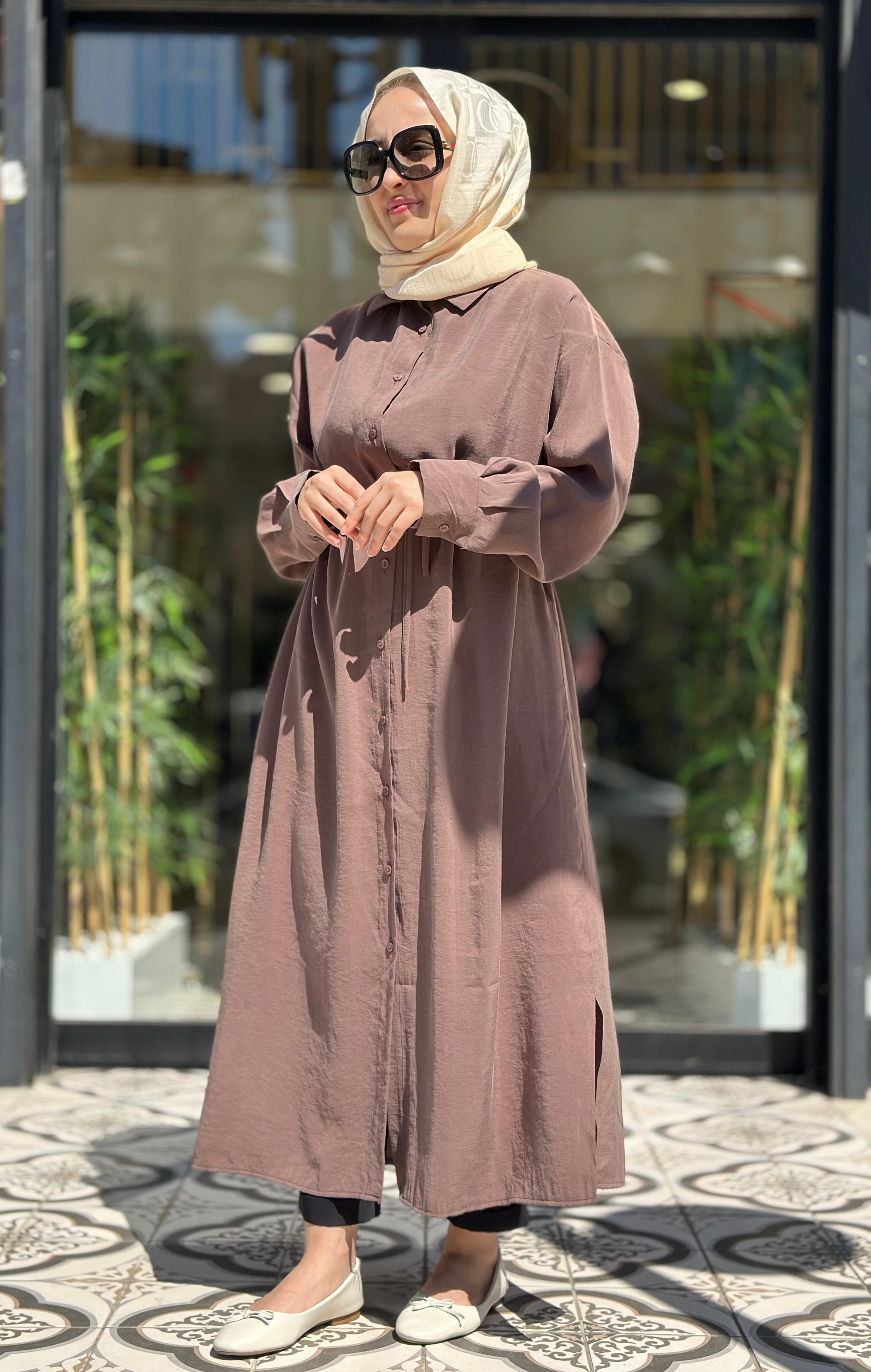 PERİ GÖMLEK - KAHVE