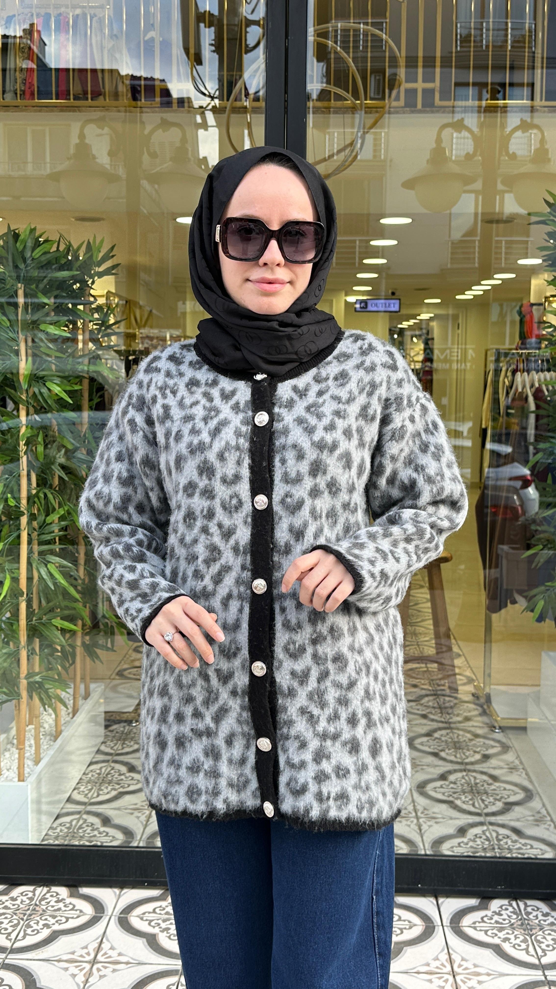 LEOPAR KISA HIRKA - GRİ