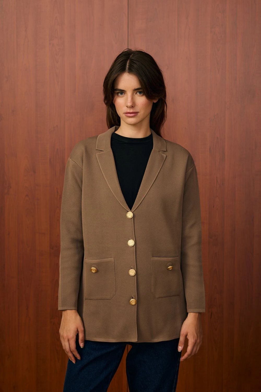 MERWİSH BLAZER TRİKO CEKET