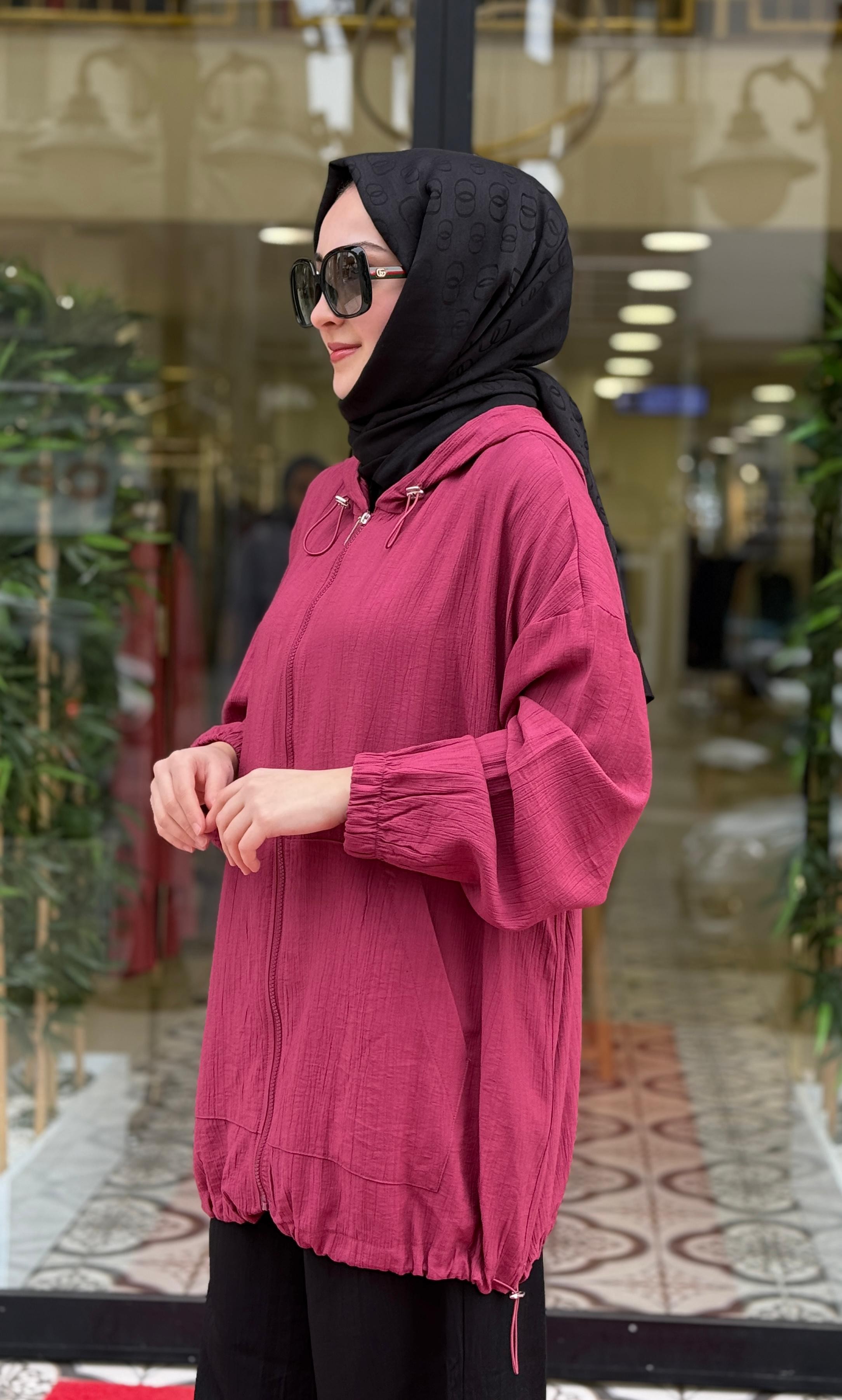 LİZBON BOMBER CEKET - BORDO