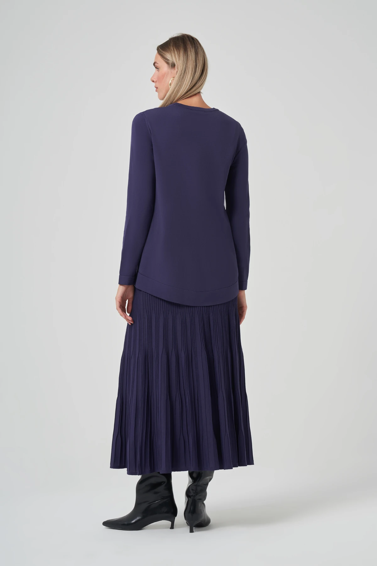 MATİ PULLU ETEKLİ TAKIM - LACİVERT