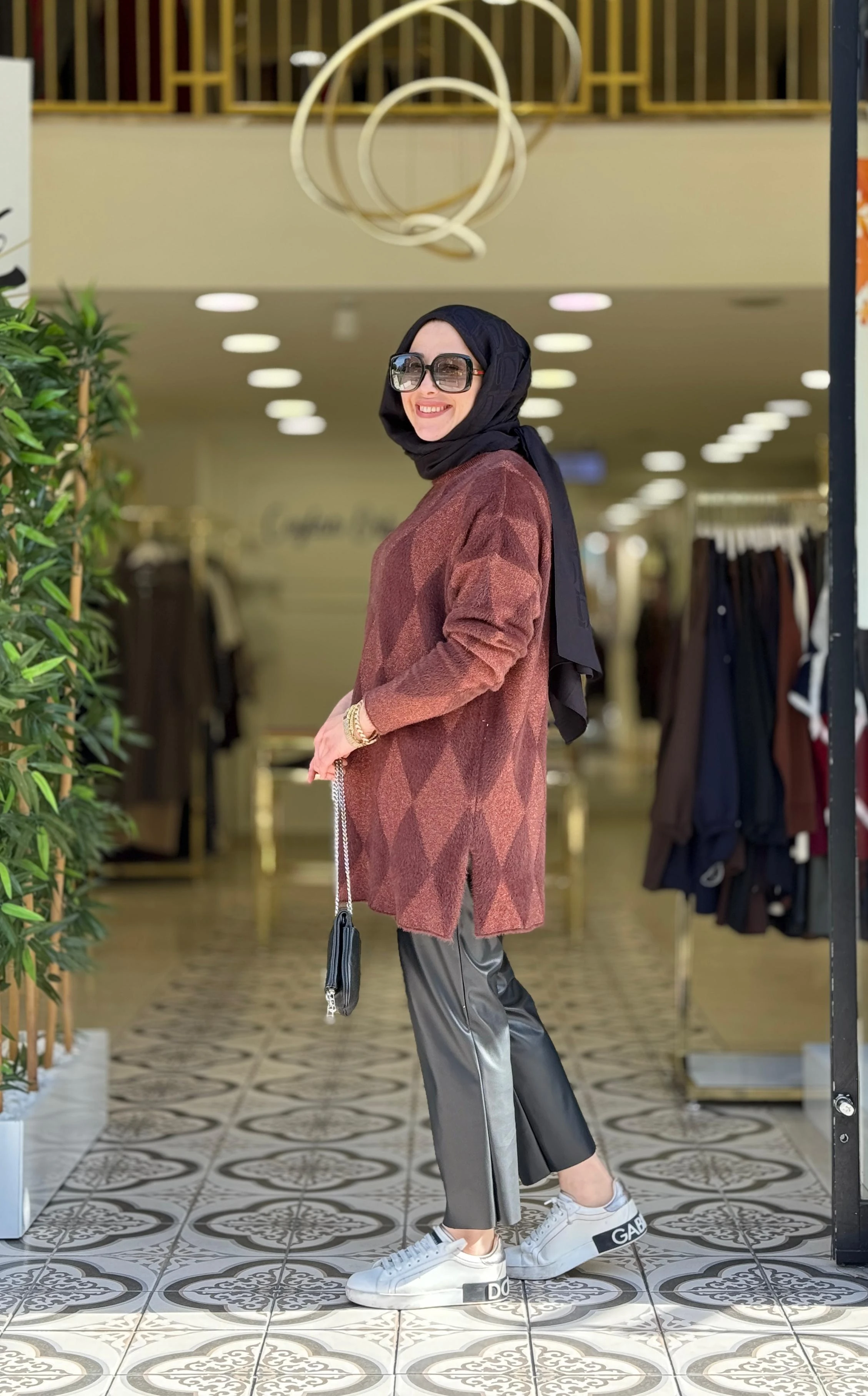 ASNA TRİKO TUNİK - KAHVE