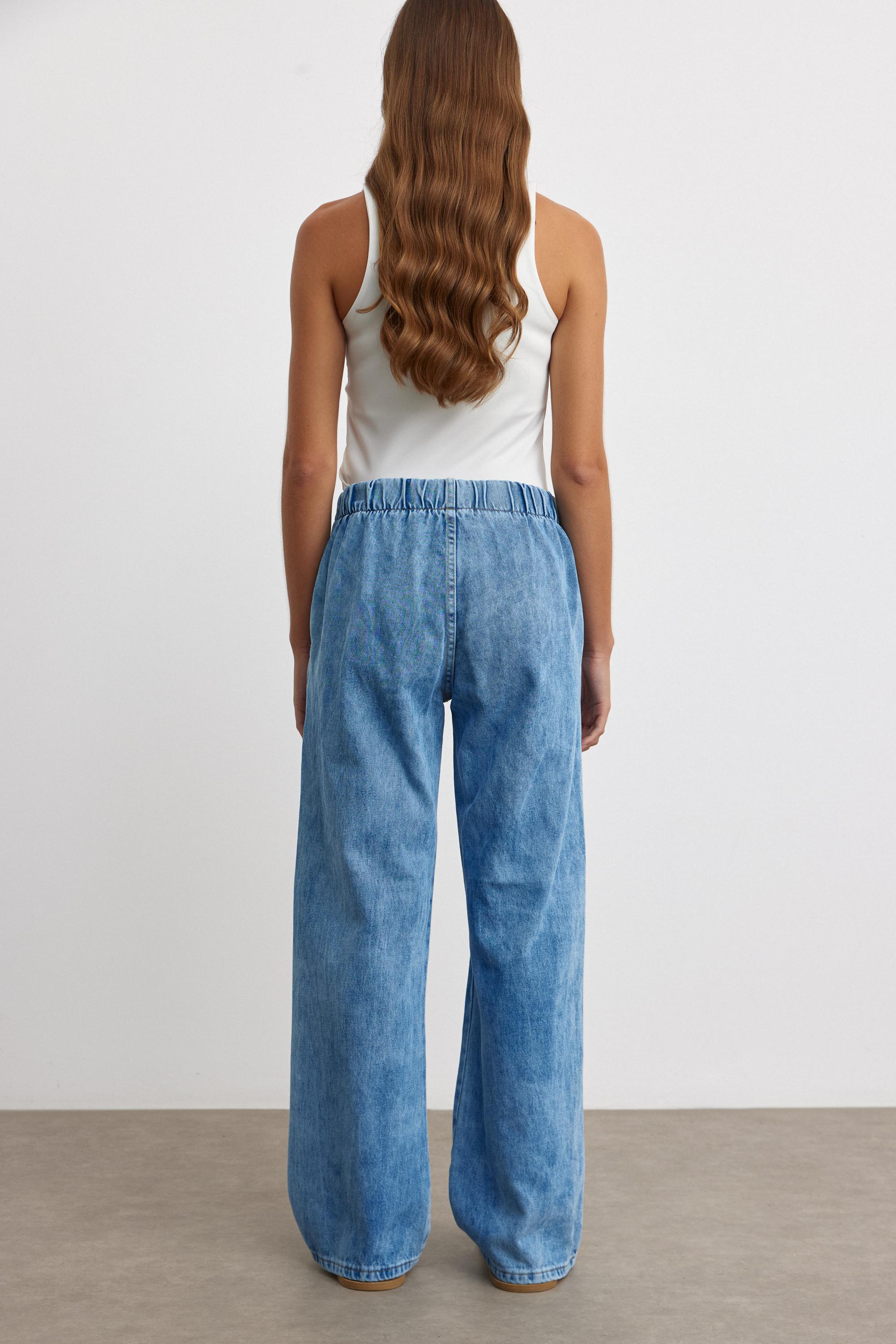 PLAZZO NEW DENİM PANTOLON