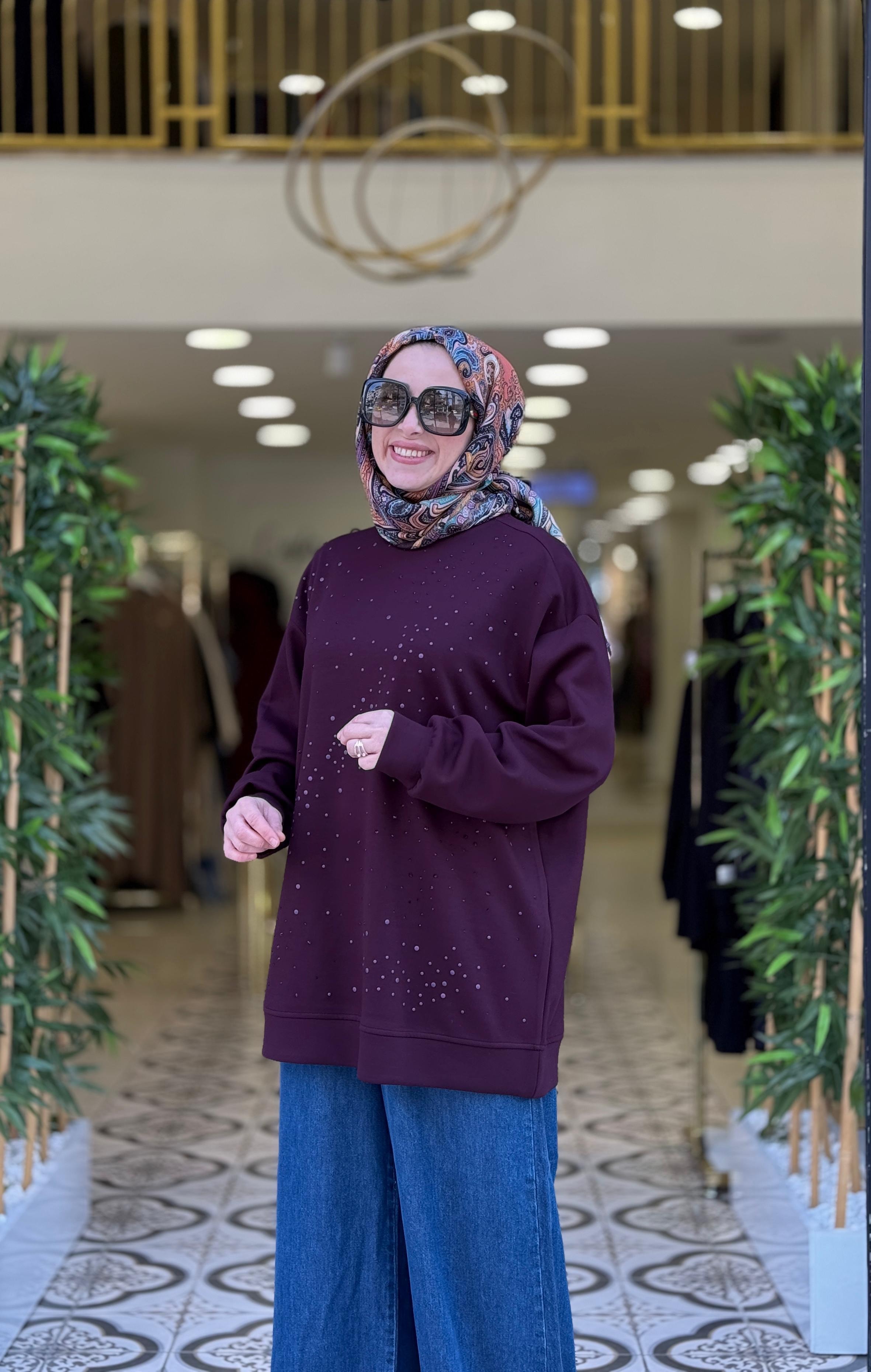 FREEZE TAŞLI SWEAT