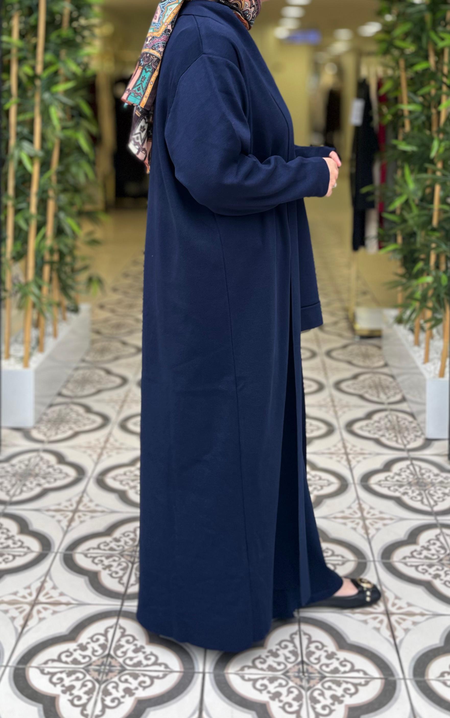 KNIT MİHRİ PANTOLON TAKIM - LACİVERT