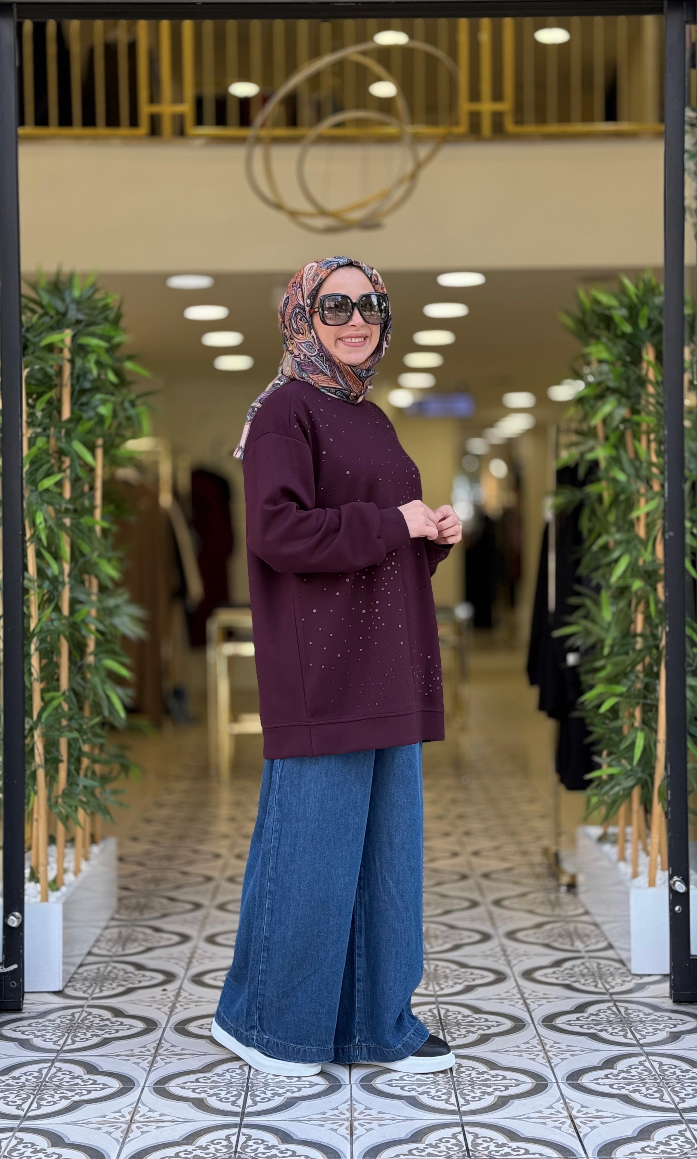 FREEZE TAŞLI SWEAT