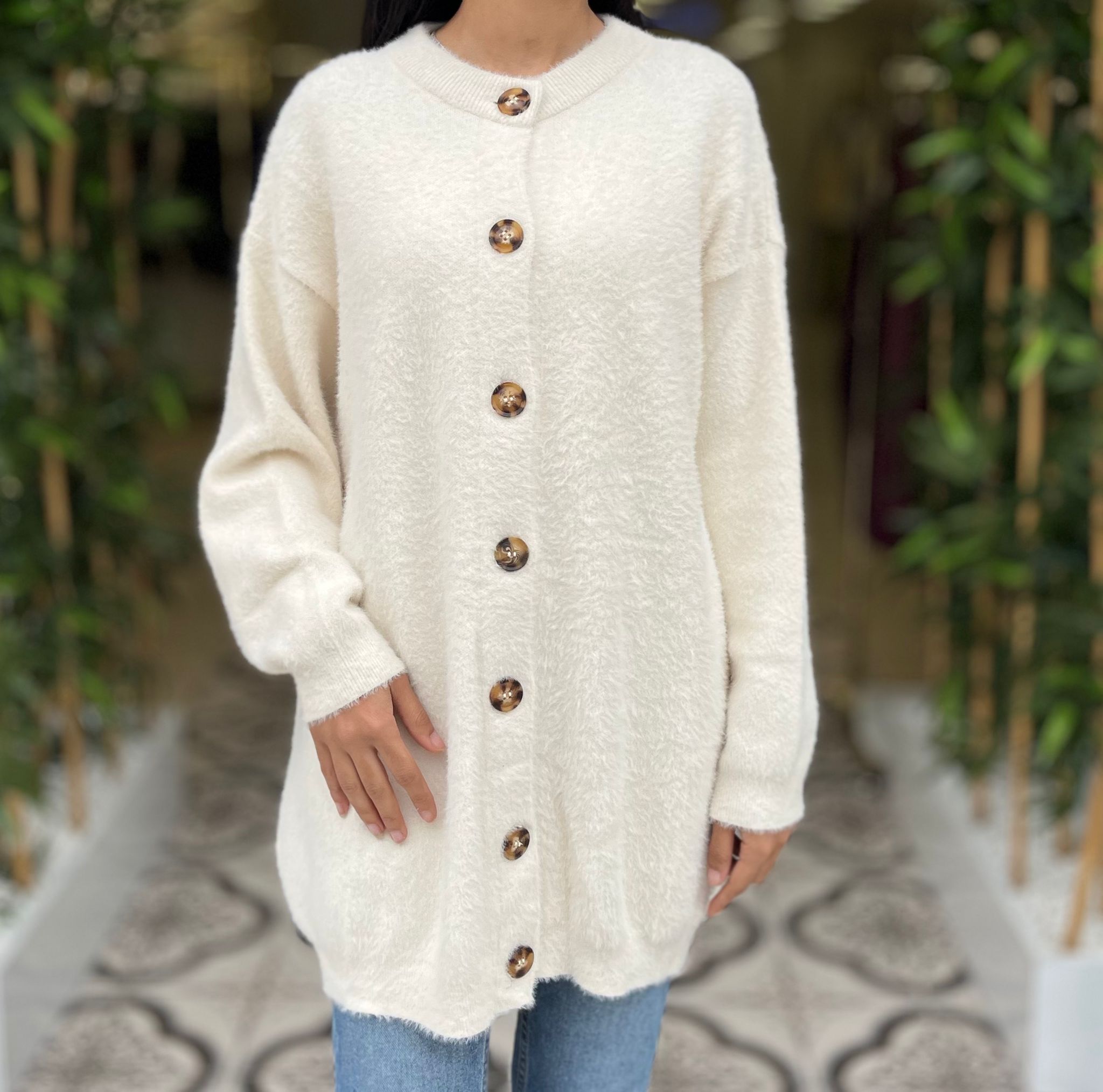 ANGORA DÜĞMELİ HIRKA