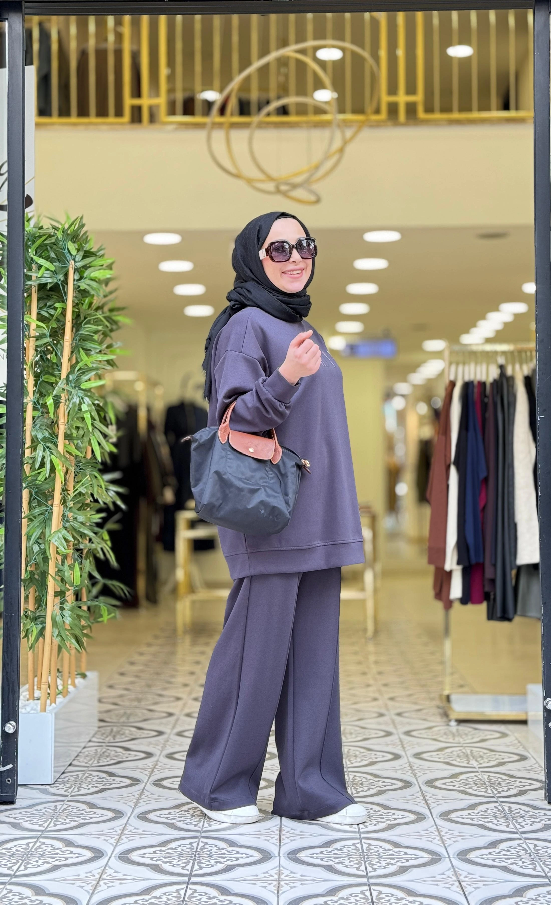 BEAUTY PANTOLONLU TAKIM - ANTRASİT