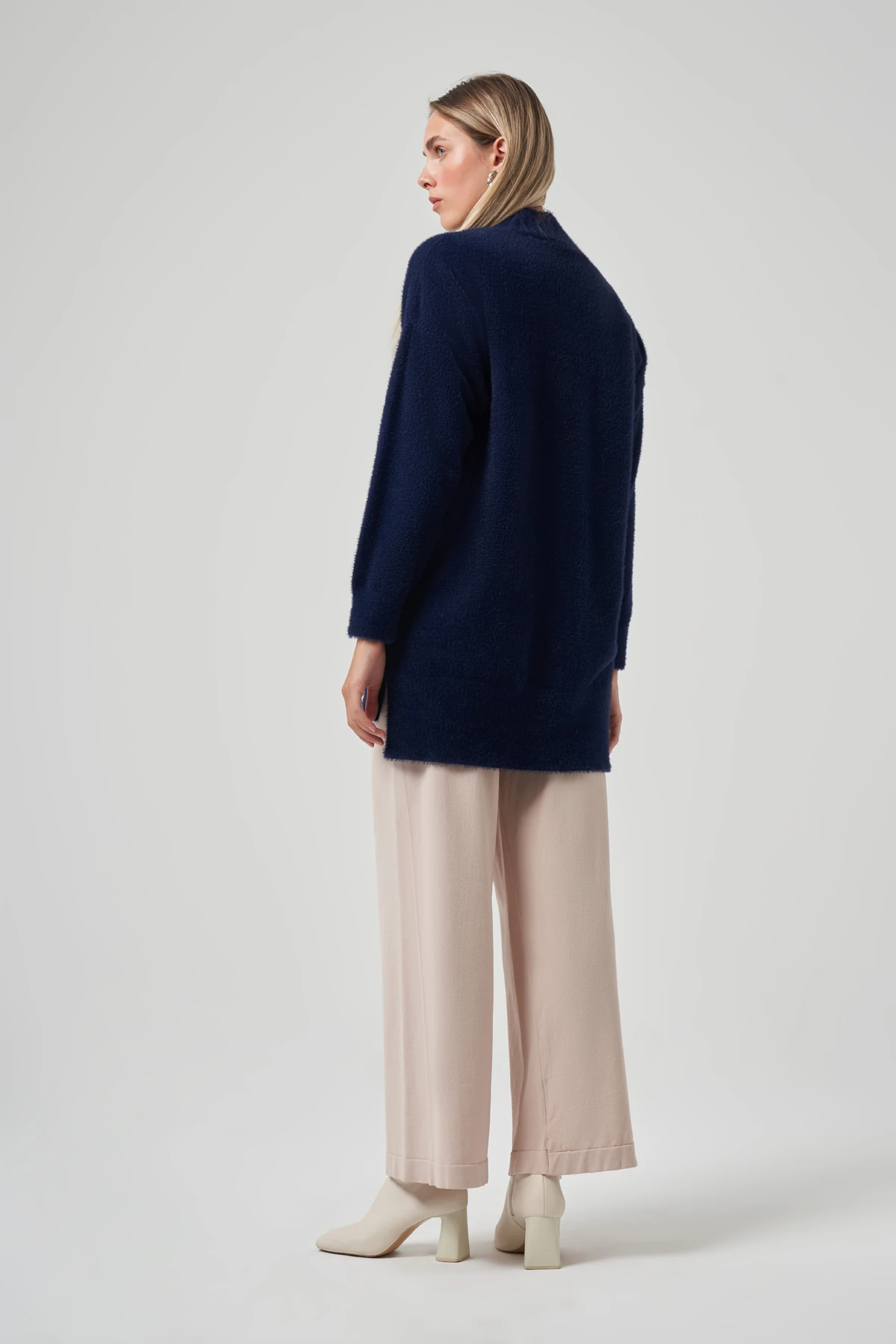 NUSS EVONA ANGORA TUNİK - LACİVERT