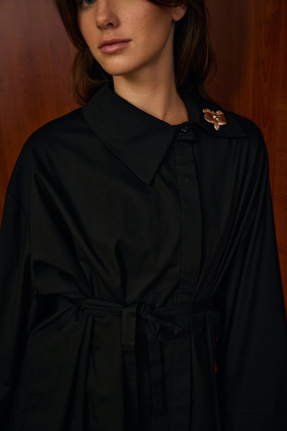 MERWİSH 1533 MADRİD ŞIK GÖMLEK - SİYAH