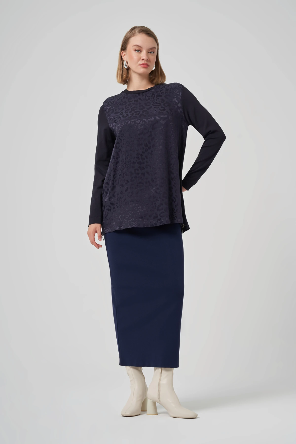 NUSS RABATA MERSERİZE TUNİK