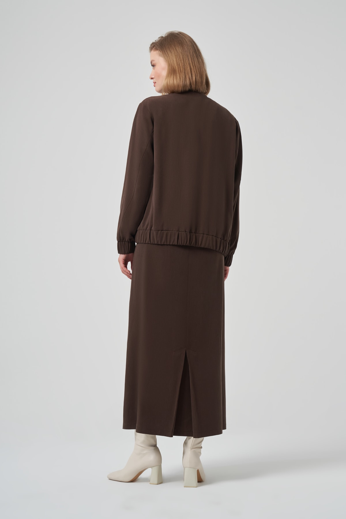 NUSS LİORA BOMBER TAKIM - KAHVE