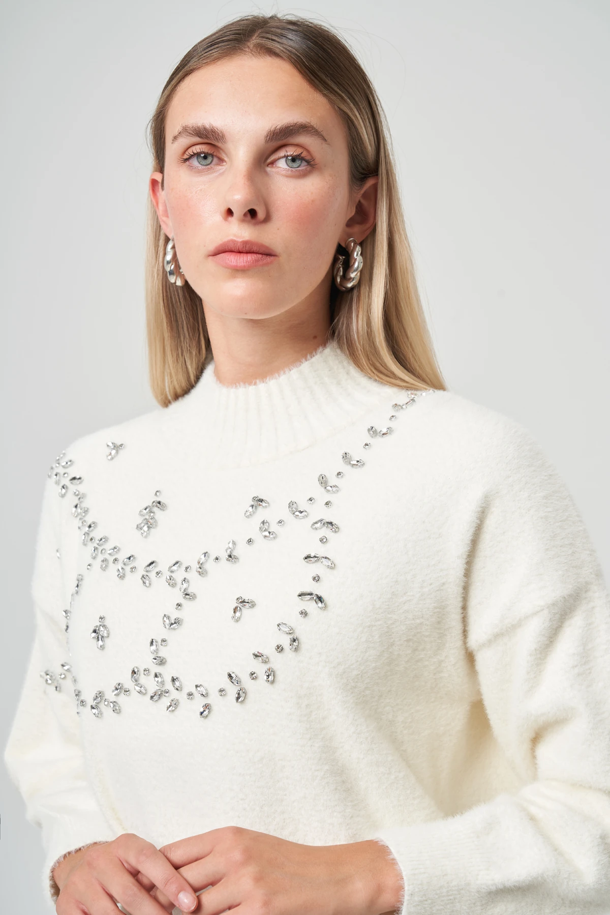 NUSS EVONA ANGORA TUNİK - EKRU