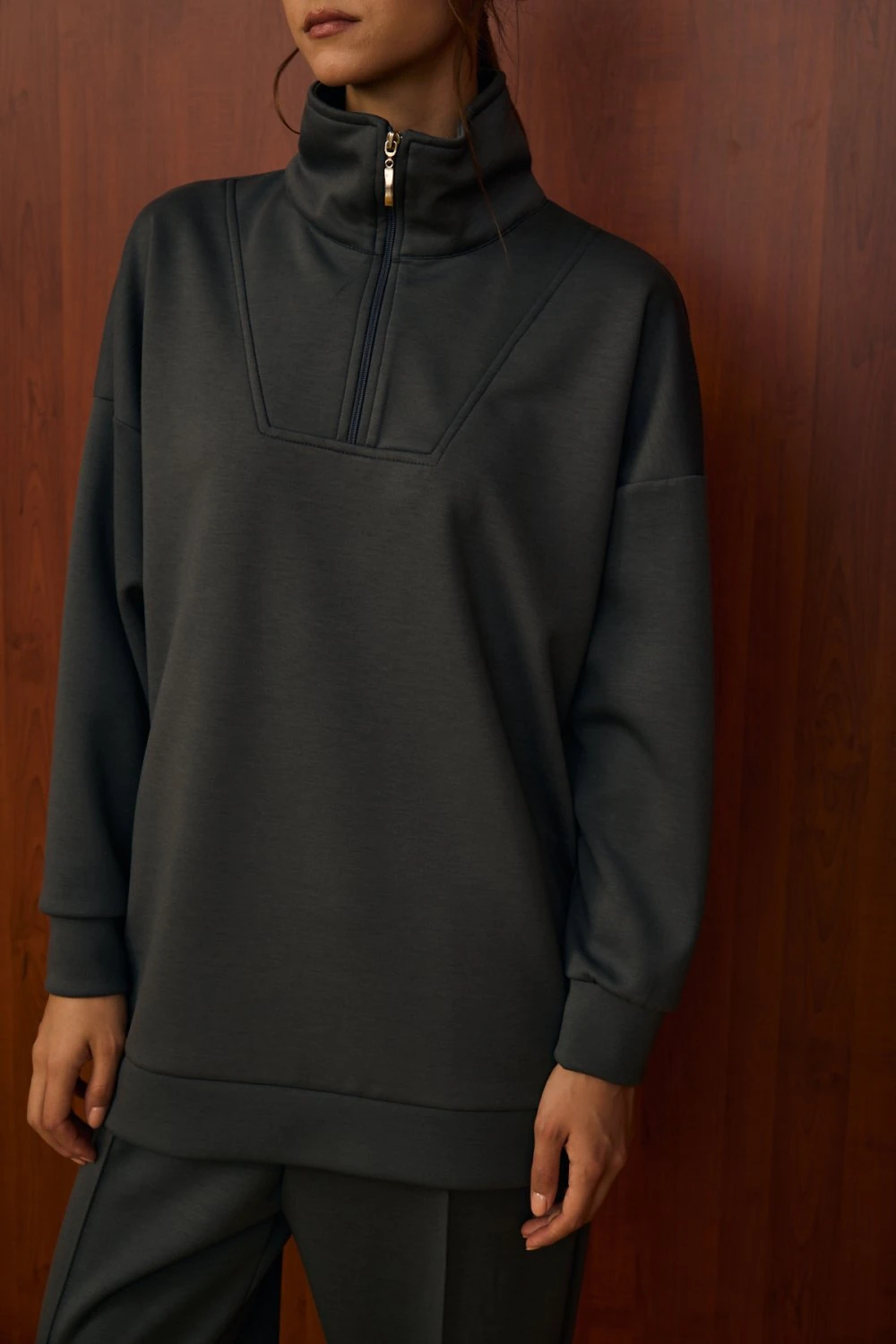 MERWİSH LOLLY BASİC TAKIM - ANTRASİT