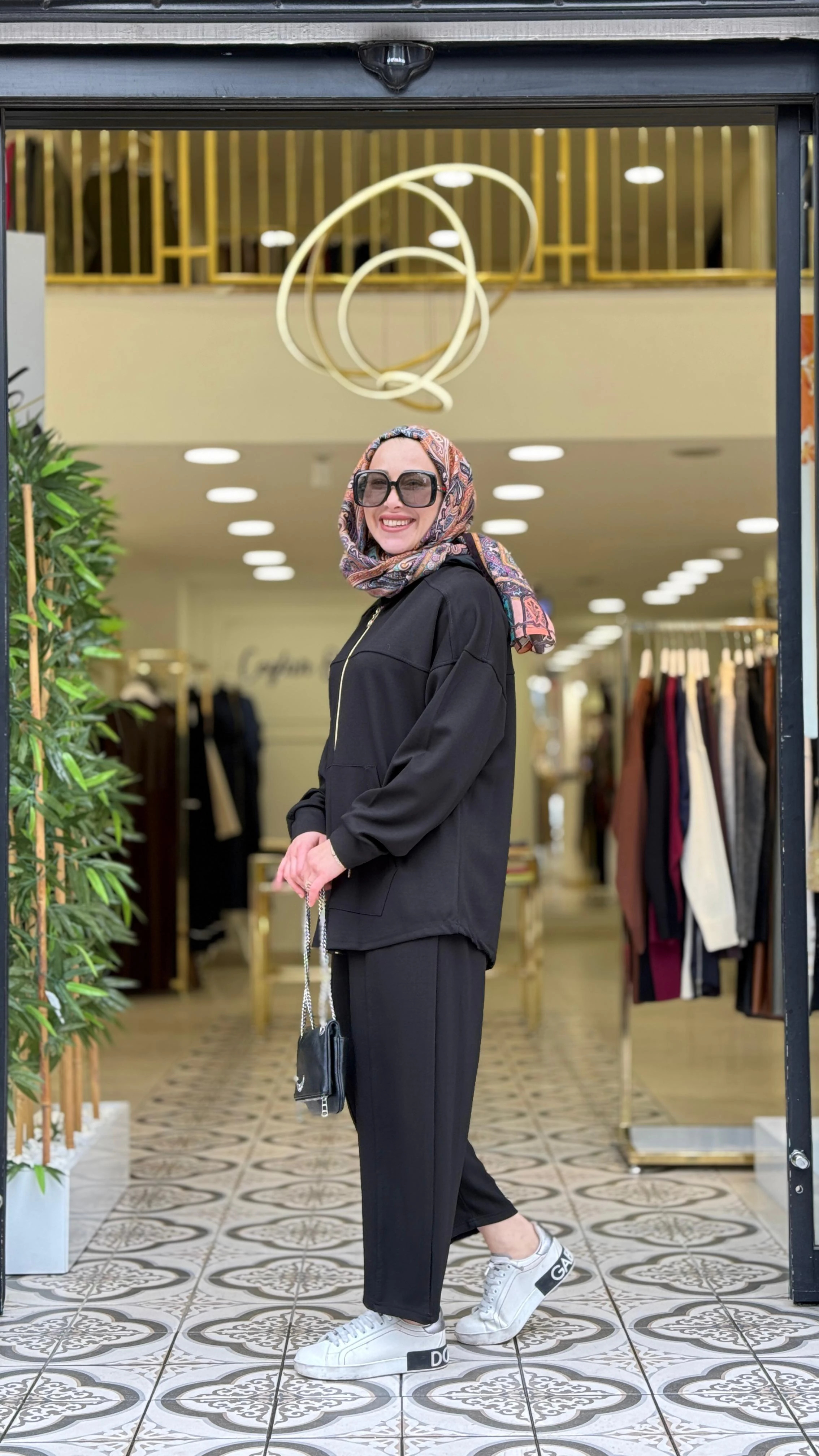 MOLLY PANTOLONLU TAKIM - SİYAH