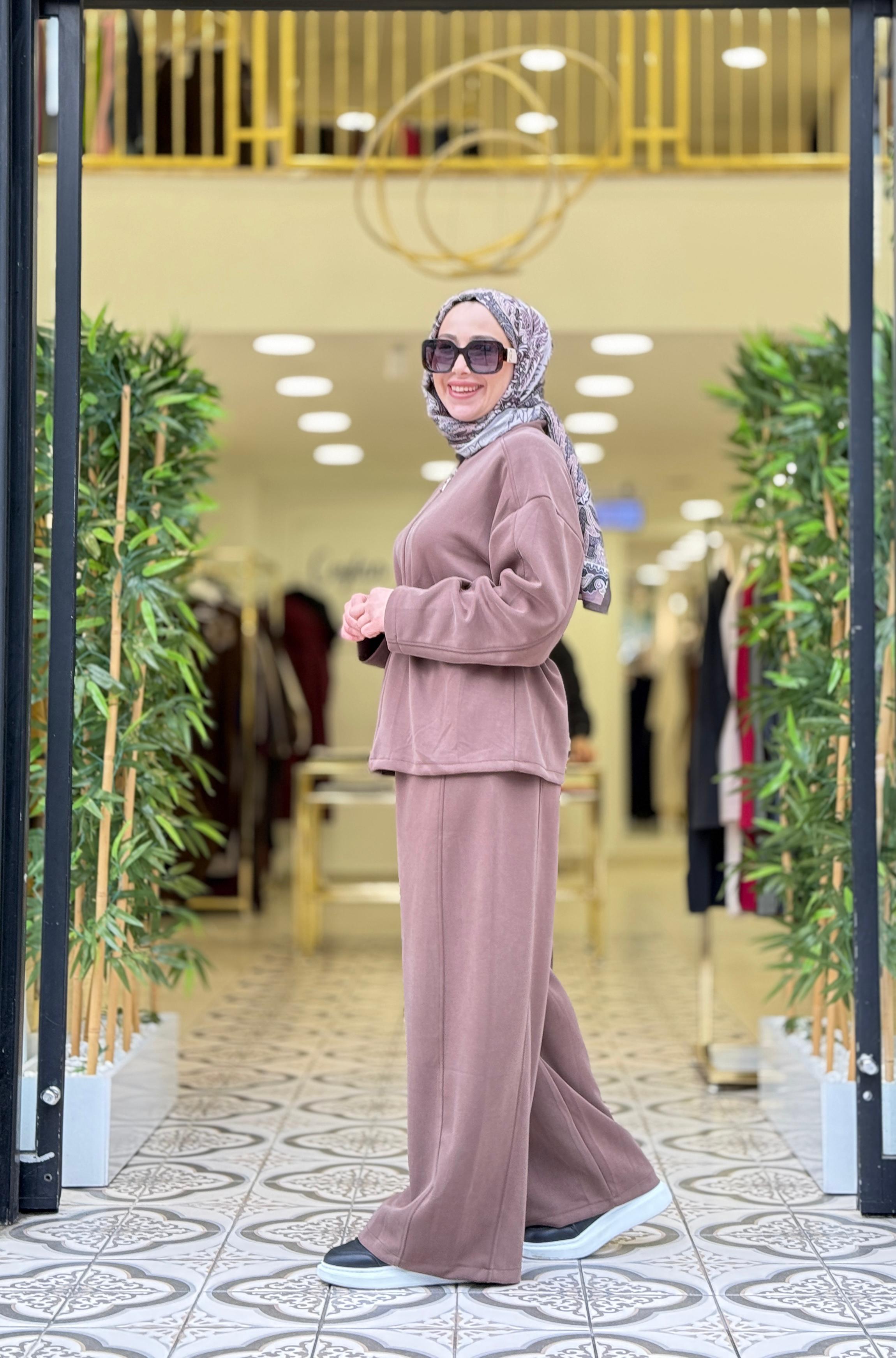 SERENS PANTOLONLU TAKIM - KAHVE