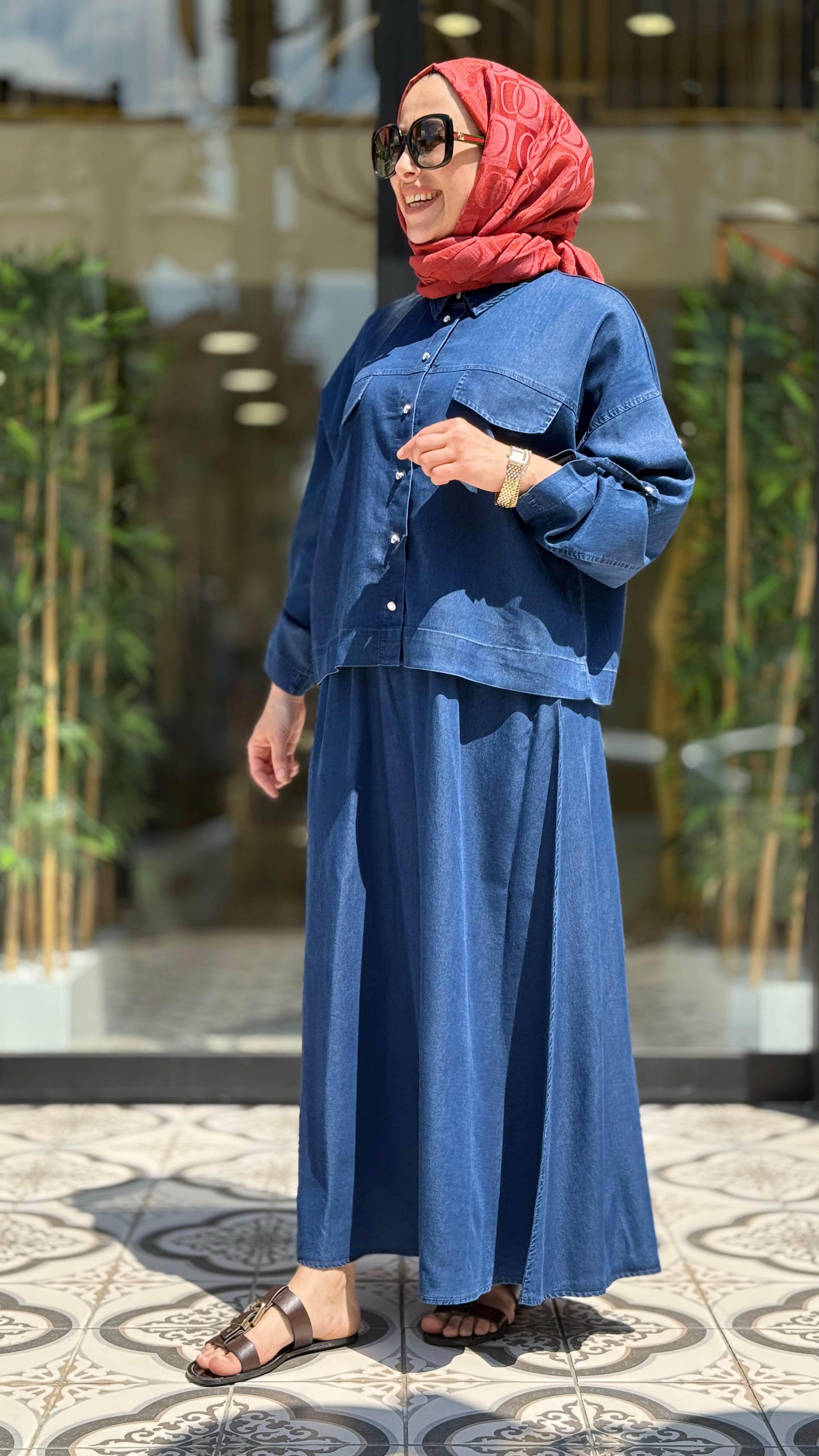 BEYZA ETEKLİ TAKIM - LACİVERT