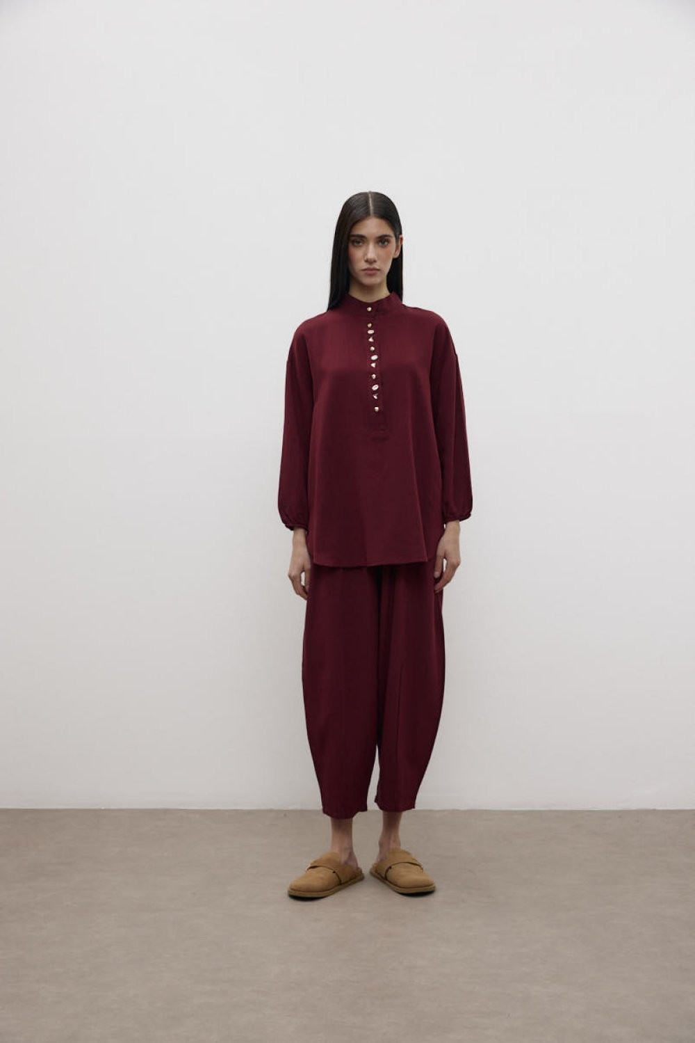 MERWİSH MERMAİT TAKIM - BORDO