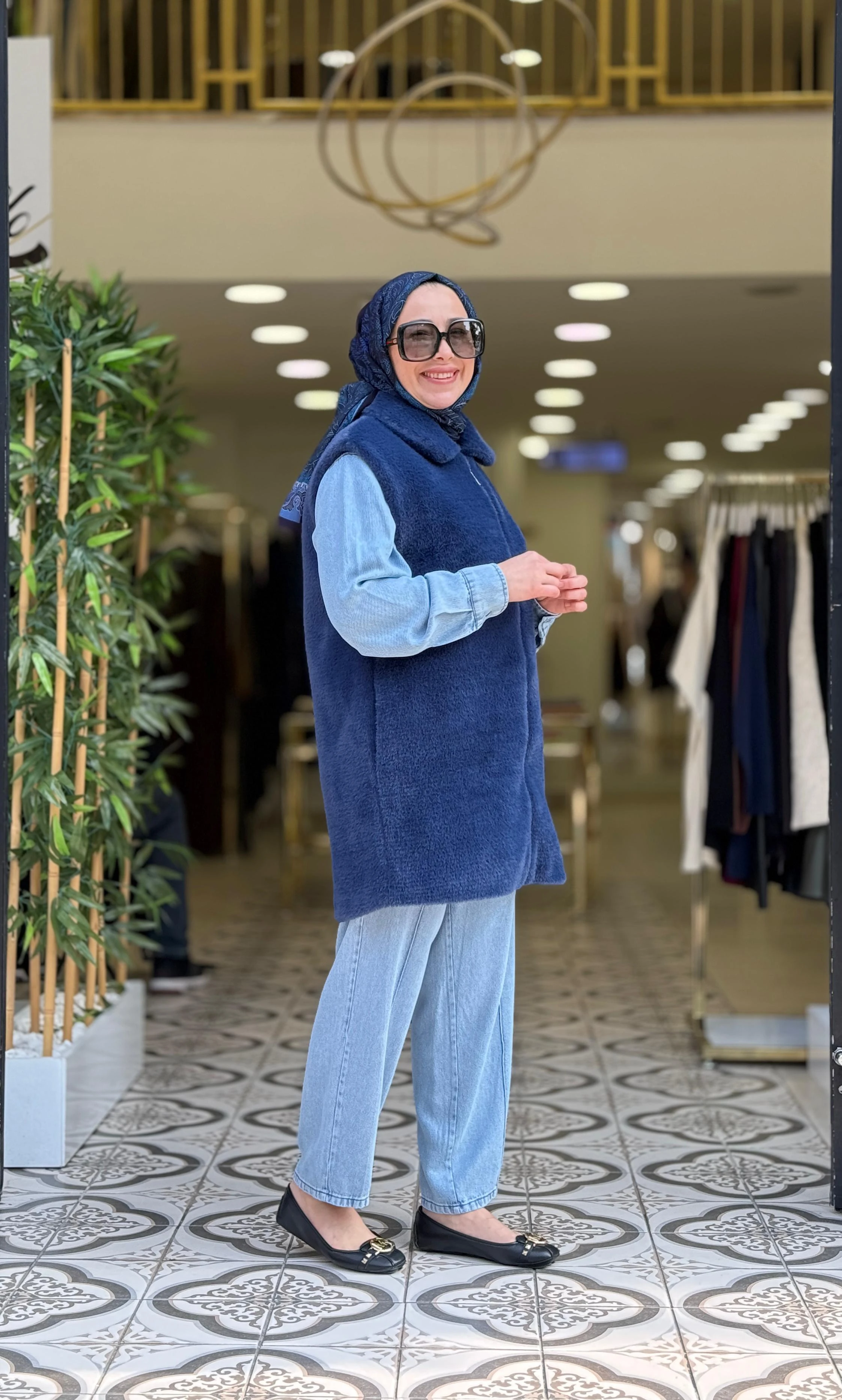 GALE ANGORA YELEK - LACİVERT