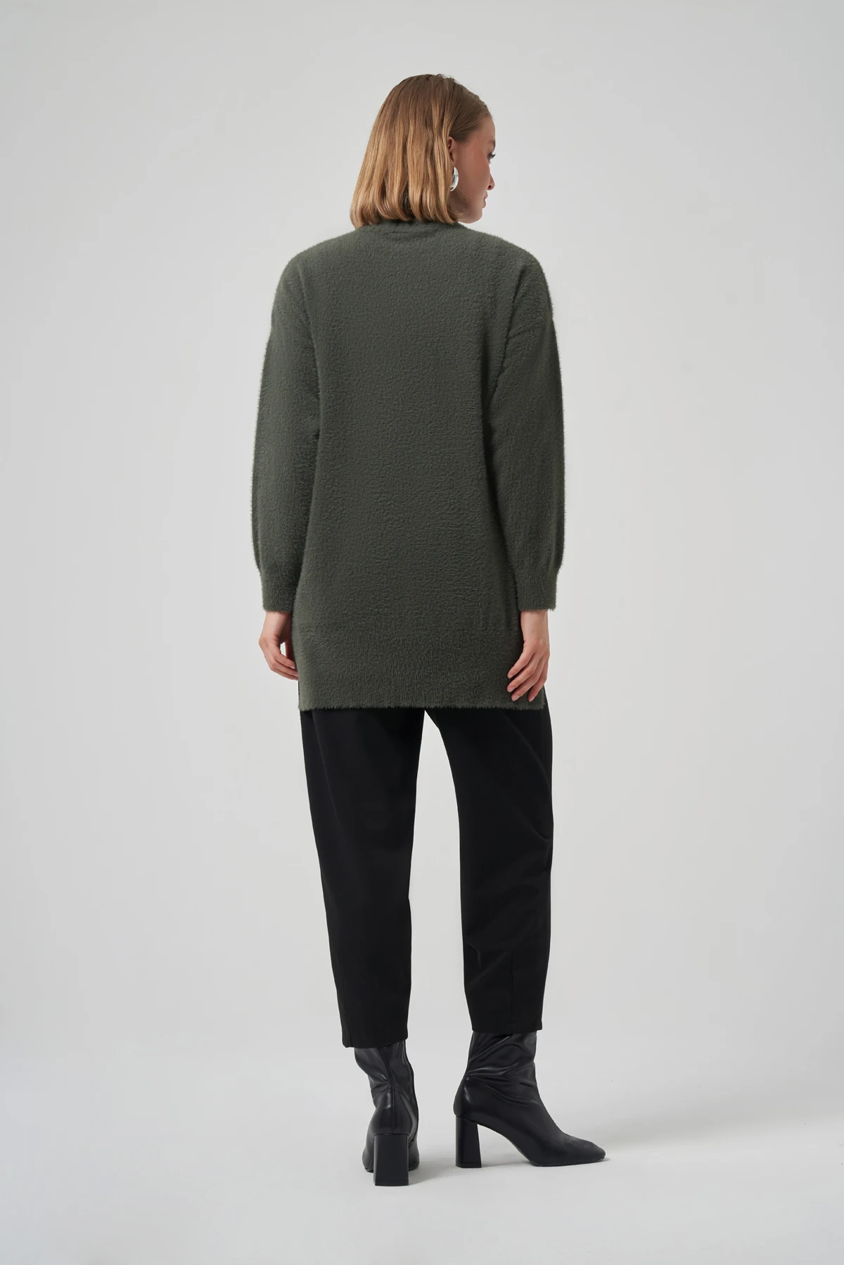 NUSS EVONA ANGORA TUNİK - HAKİ