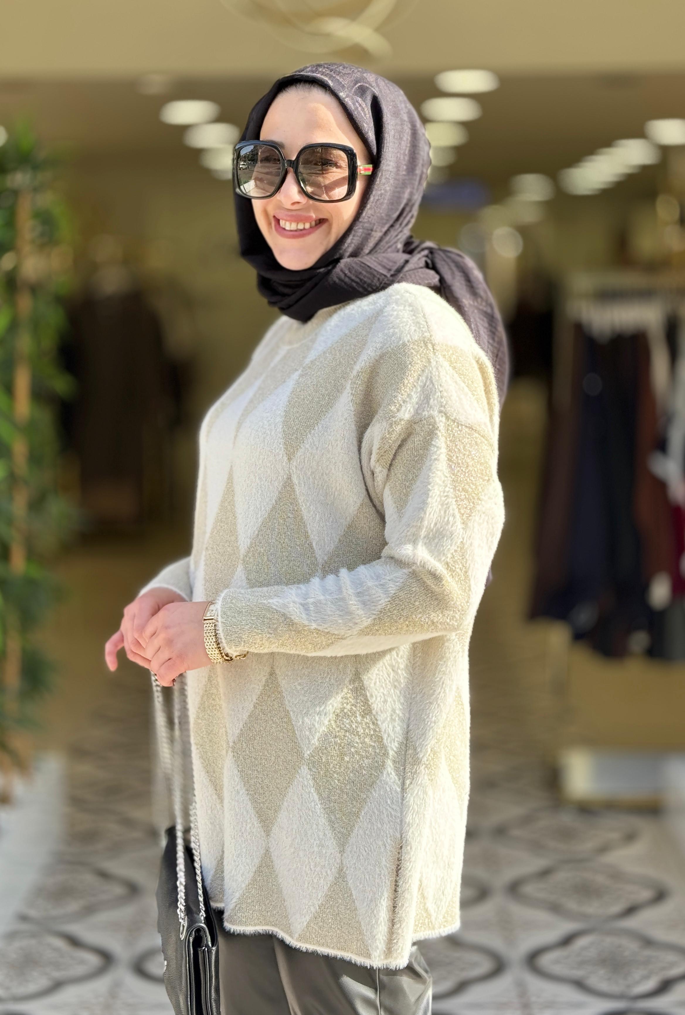 ASNA TRİKO TUNİK - EKRU