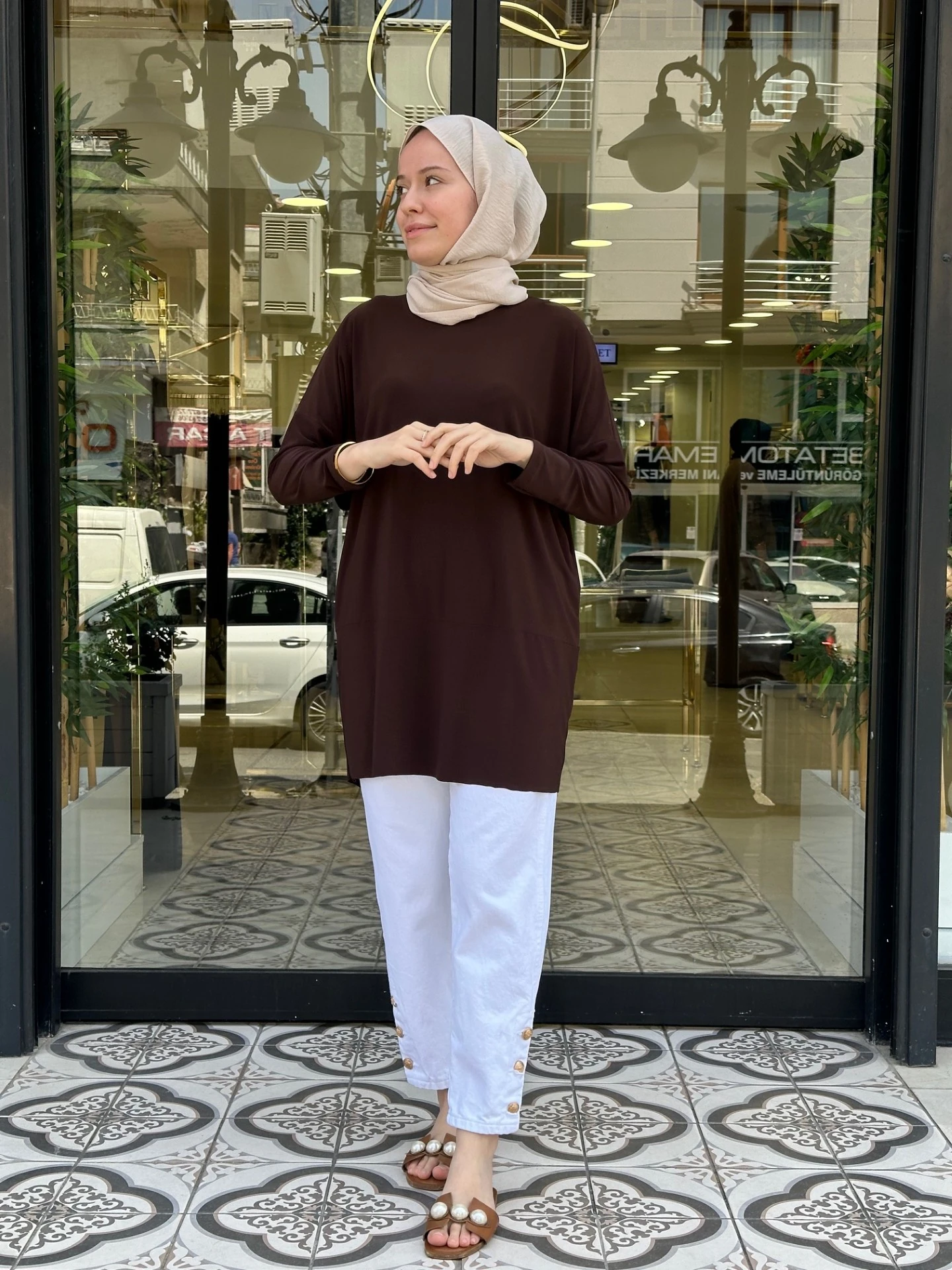 MAKAS  SANDY TUNİK - ACI KAHVE